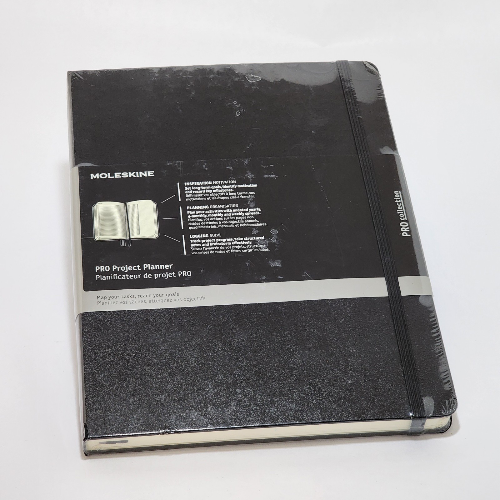 Moleskine Professional Project Planner Extra Large Hard Cover 7.5×9.75 288 Pages