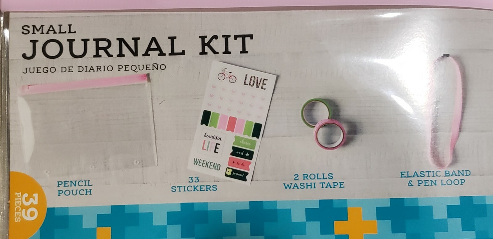 Pen + Gear Small Journal Kit 32 Pieces Pink