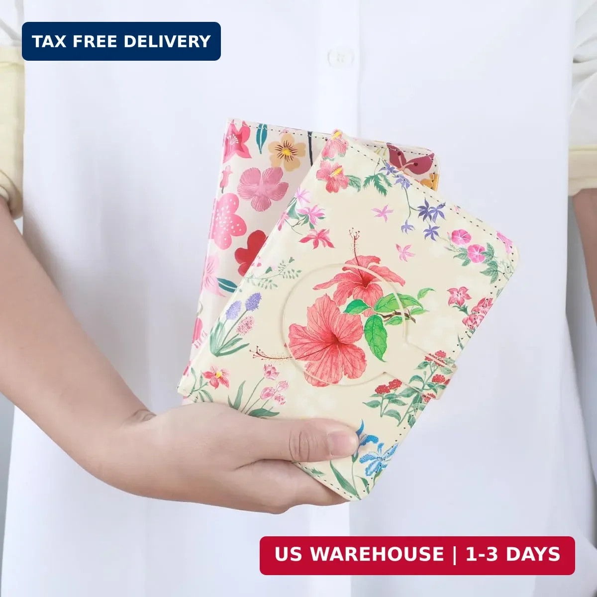 SIIXU Colorful Pocket Notebook A6 – Floral Theme with Unique Flower Illustration