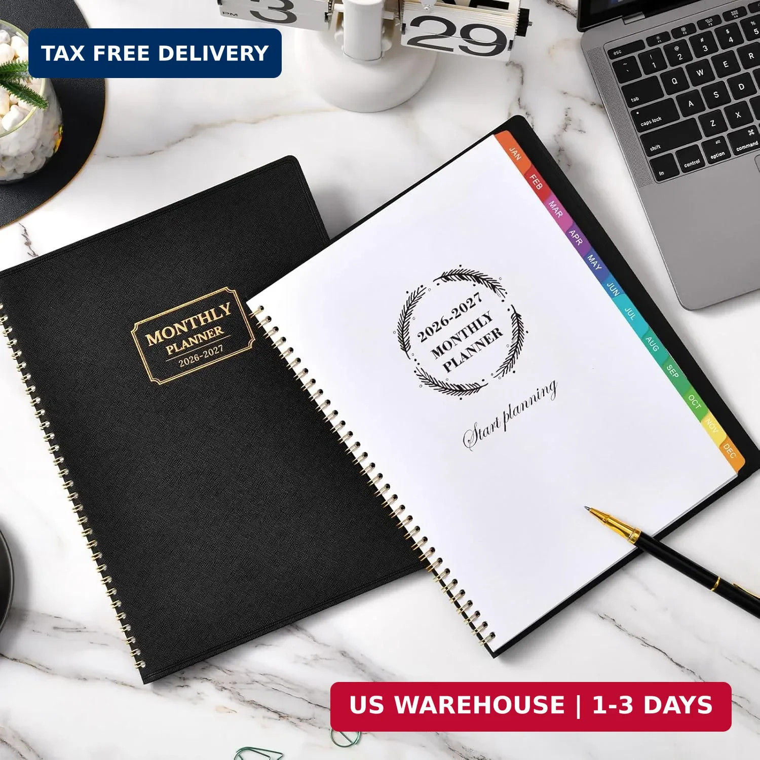 Monthly Planner 2026-2027 – Planner 2026-2027, Jul. 2026 – Dec.2027, 18 Monthly