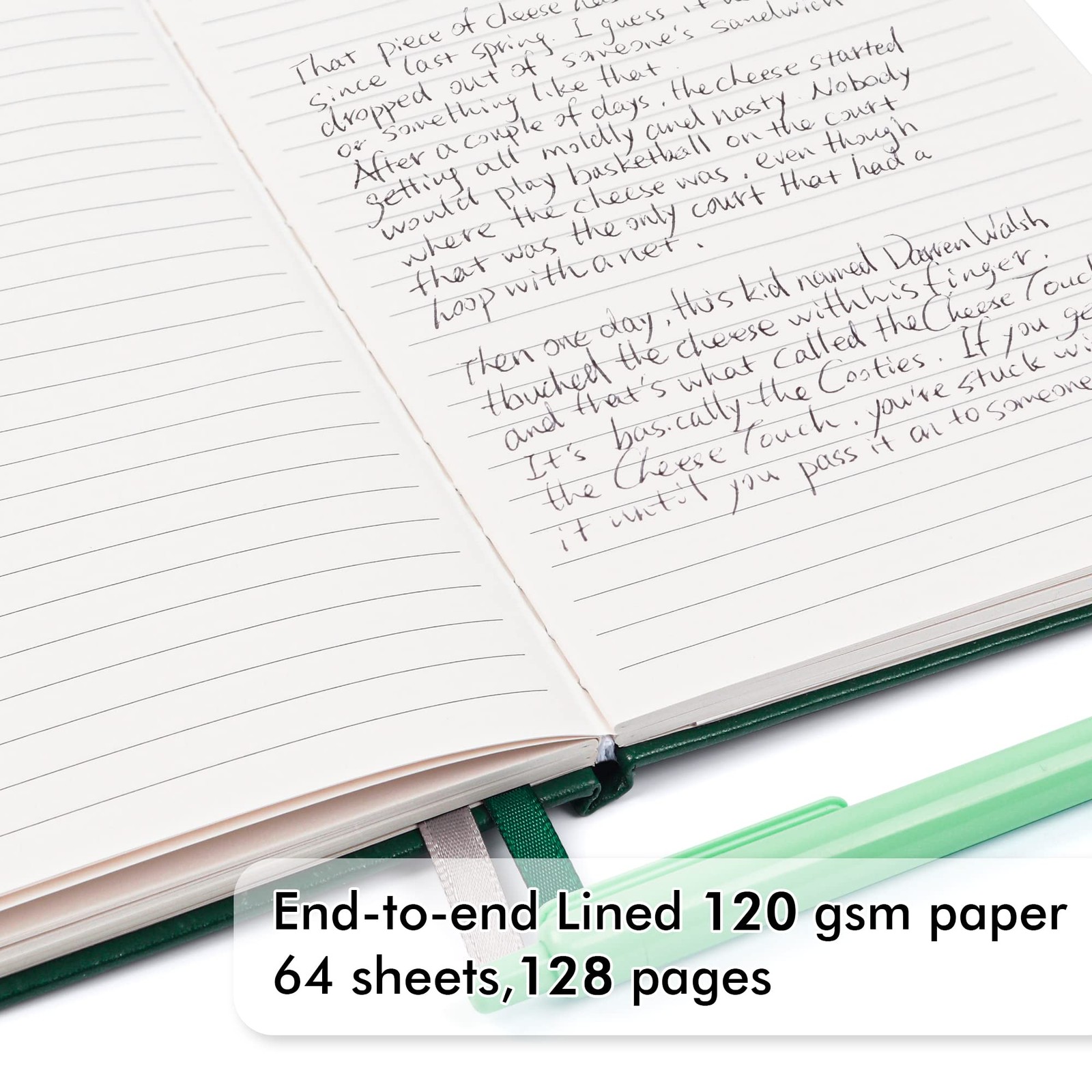 feela 3 Pack Notebooks Journals Bulk with 3 Black Pens, A5 Hardcover Notebook Cl