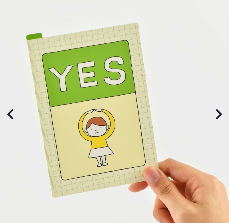 Hobonichi Pencil Board Yes / No For A6 Original Planner