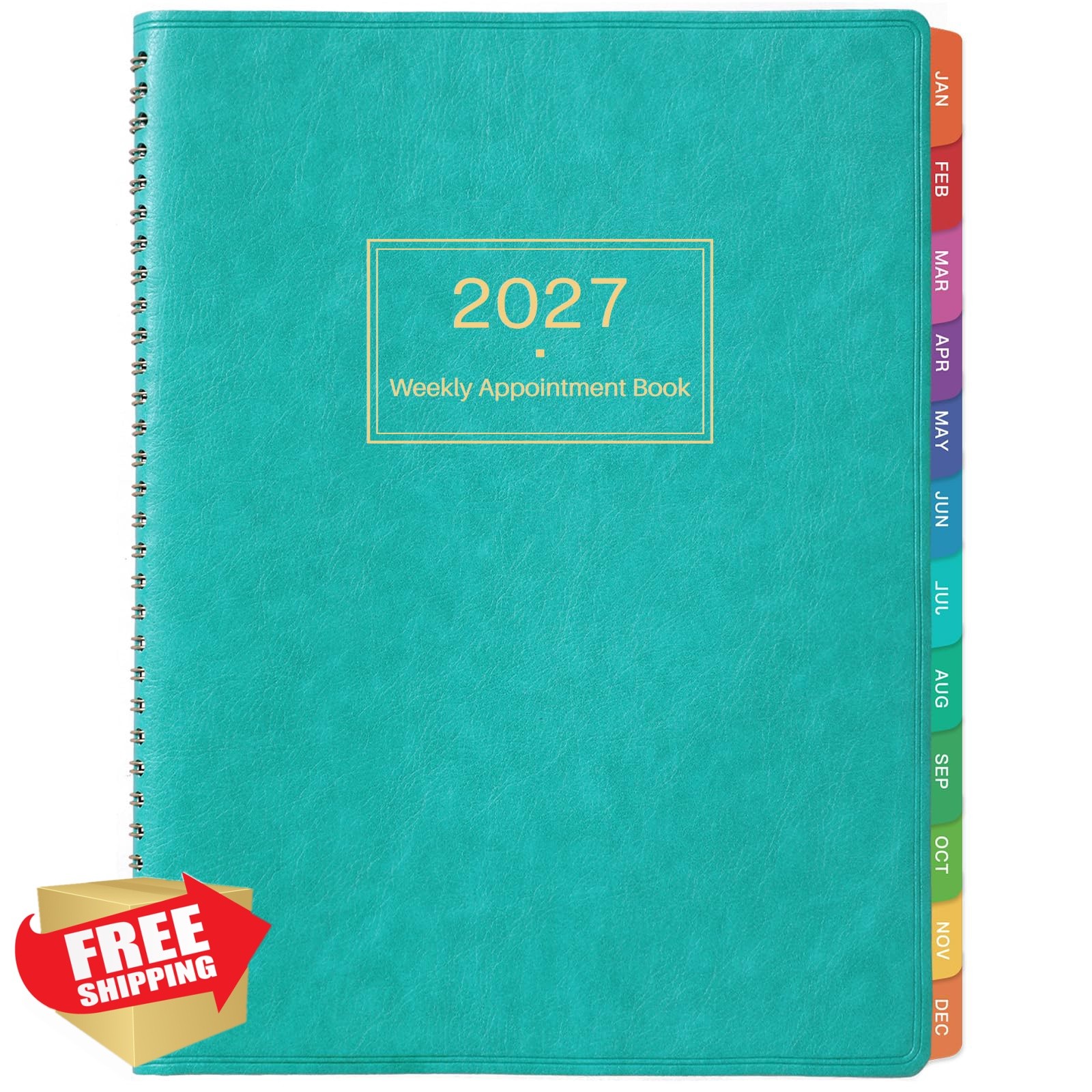Artfan 2027 Appointment Book Planner Turquoise