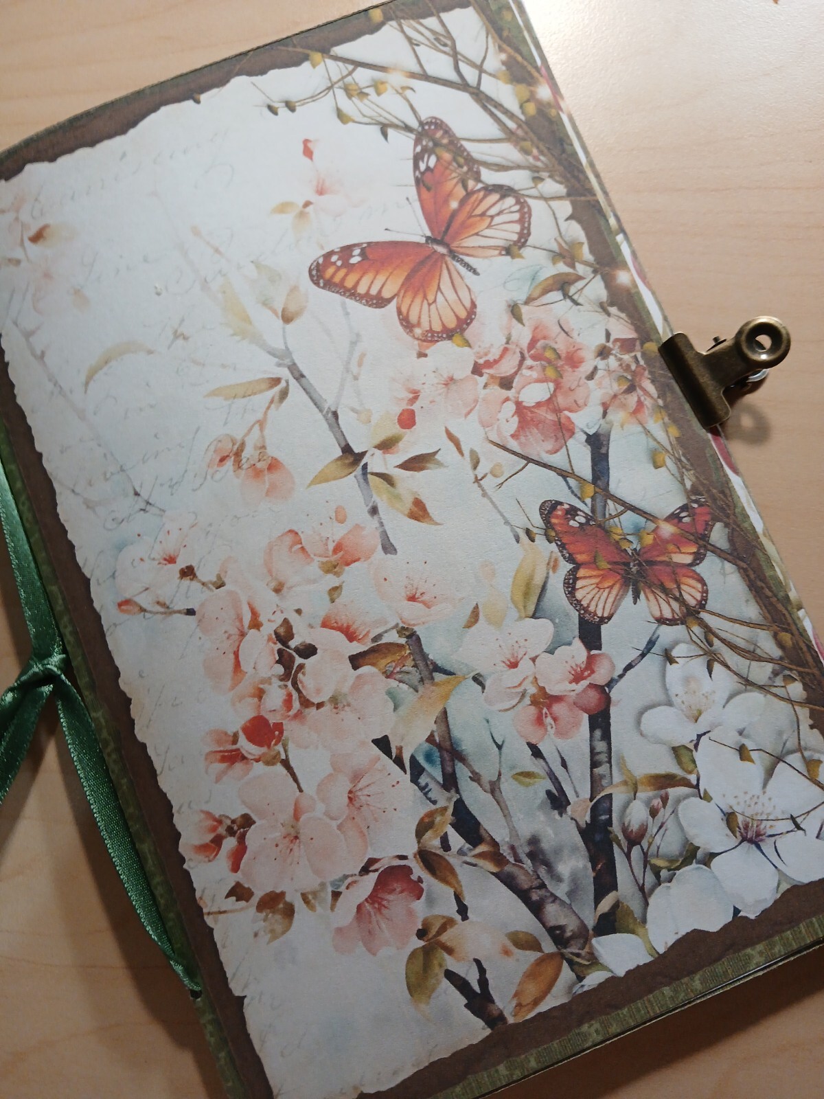 Junk Journal Booklet “OSTARA 2″ Spring Renewal Cards, Lg 6″x9” 40pg Ephemera+