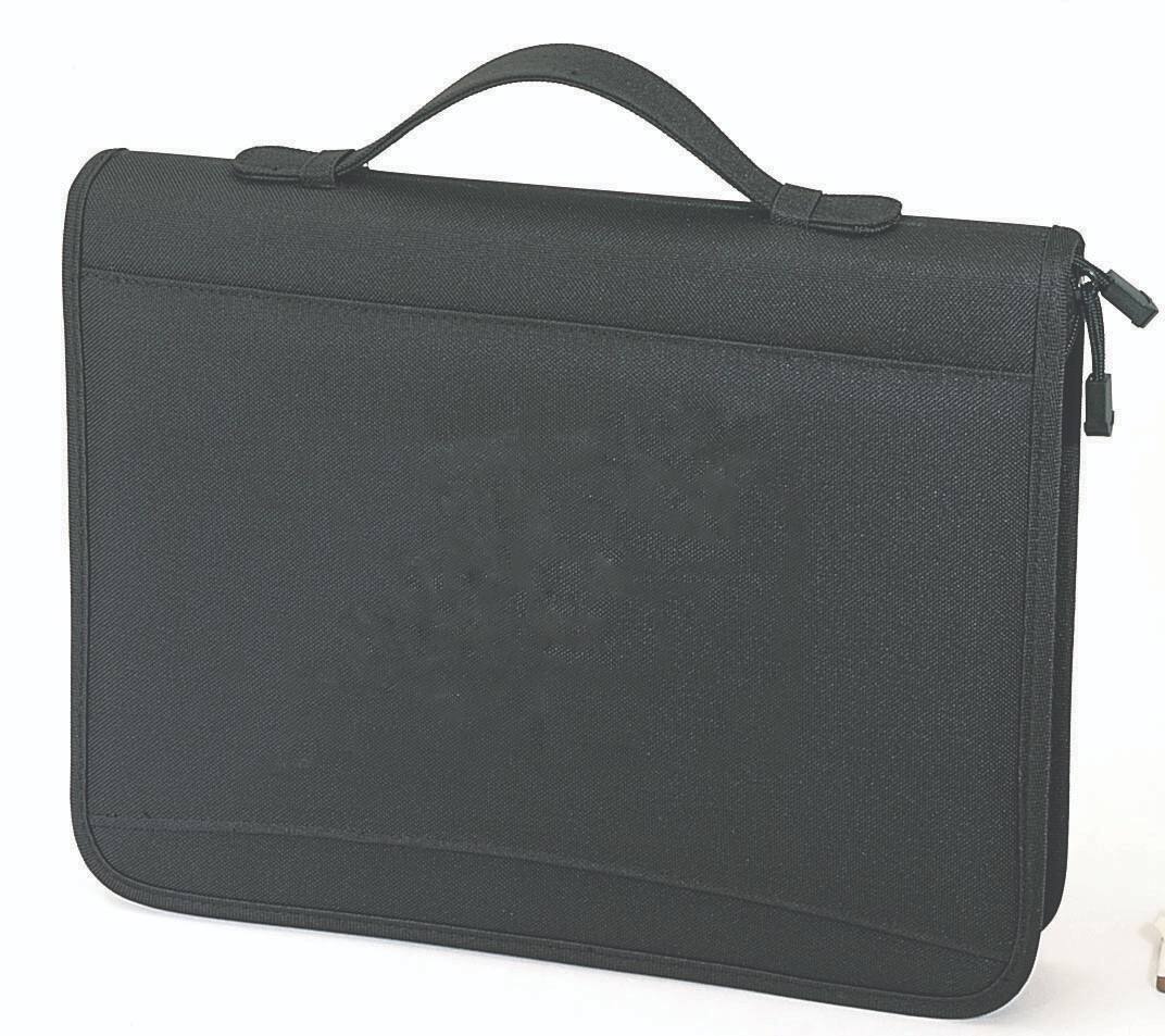 Zippered Portfolio Business Folder Padfolio Writing Pad A4 Document Organizer