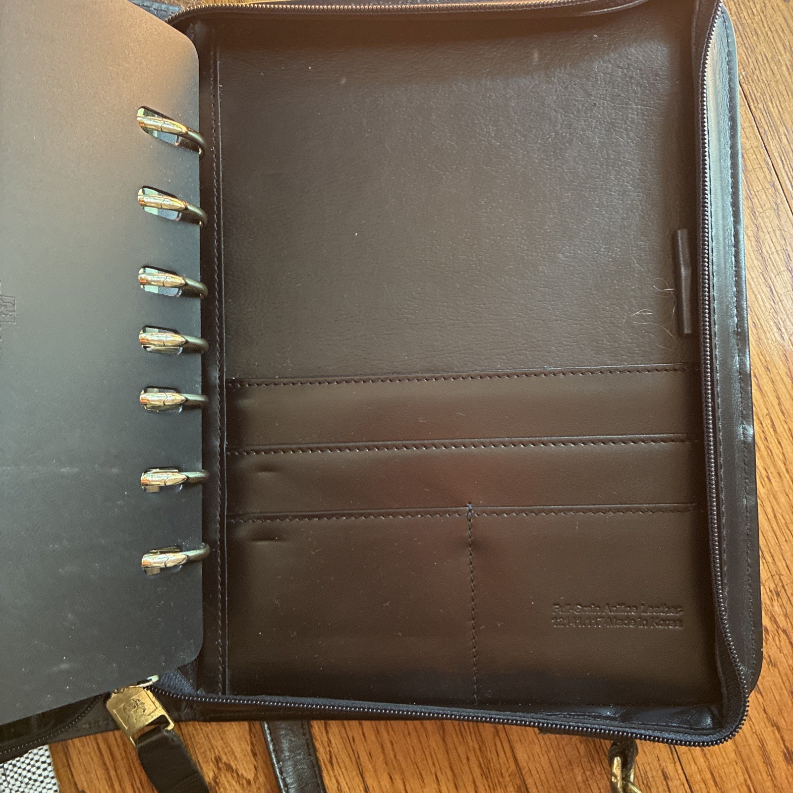 VintageFranklin Quest Covey Leather Planner Bag Crossbody Strap Purse Organizer
