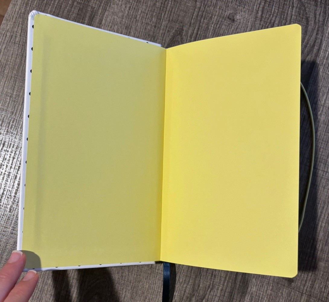 Polka Dot Kate Spade Sparks Of Joy Take Note Notebook Journal Diary Monogram L