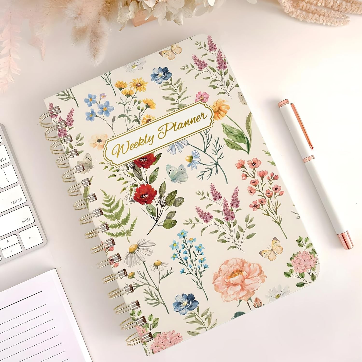 Stanoha Weekly Planner Undated – 52 Weeks To Do List Notebook A5 for Work: Weekl