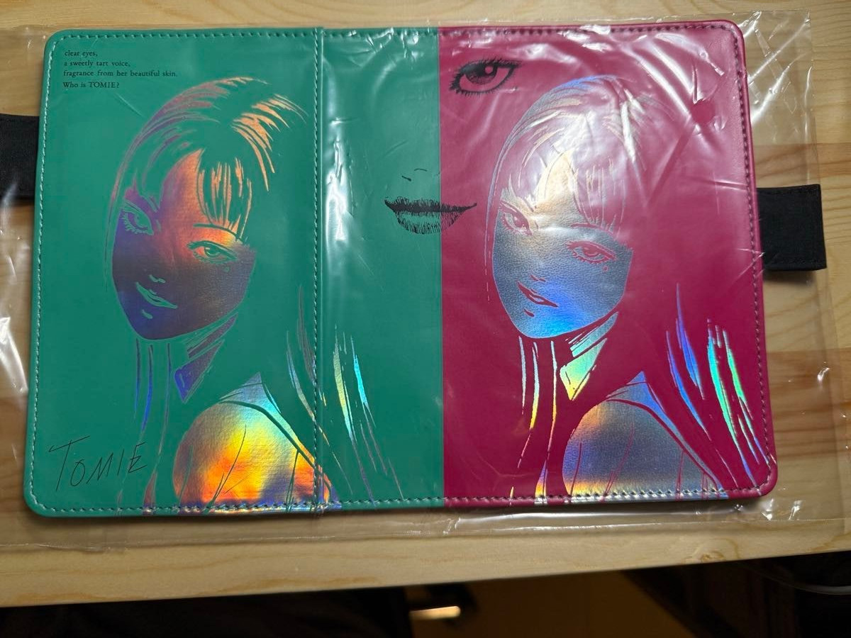 Hobonichi Techo Junji Ito Tomie A5 Cousin Memory & A6 Smirk Cover Set 2026