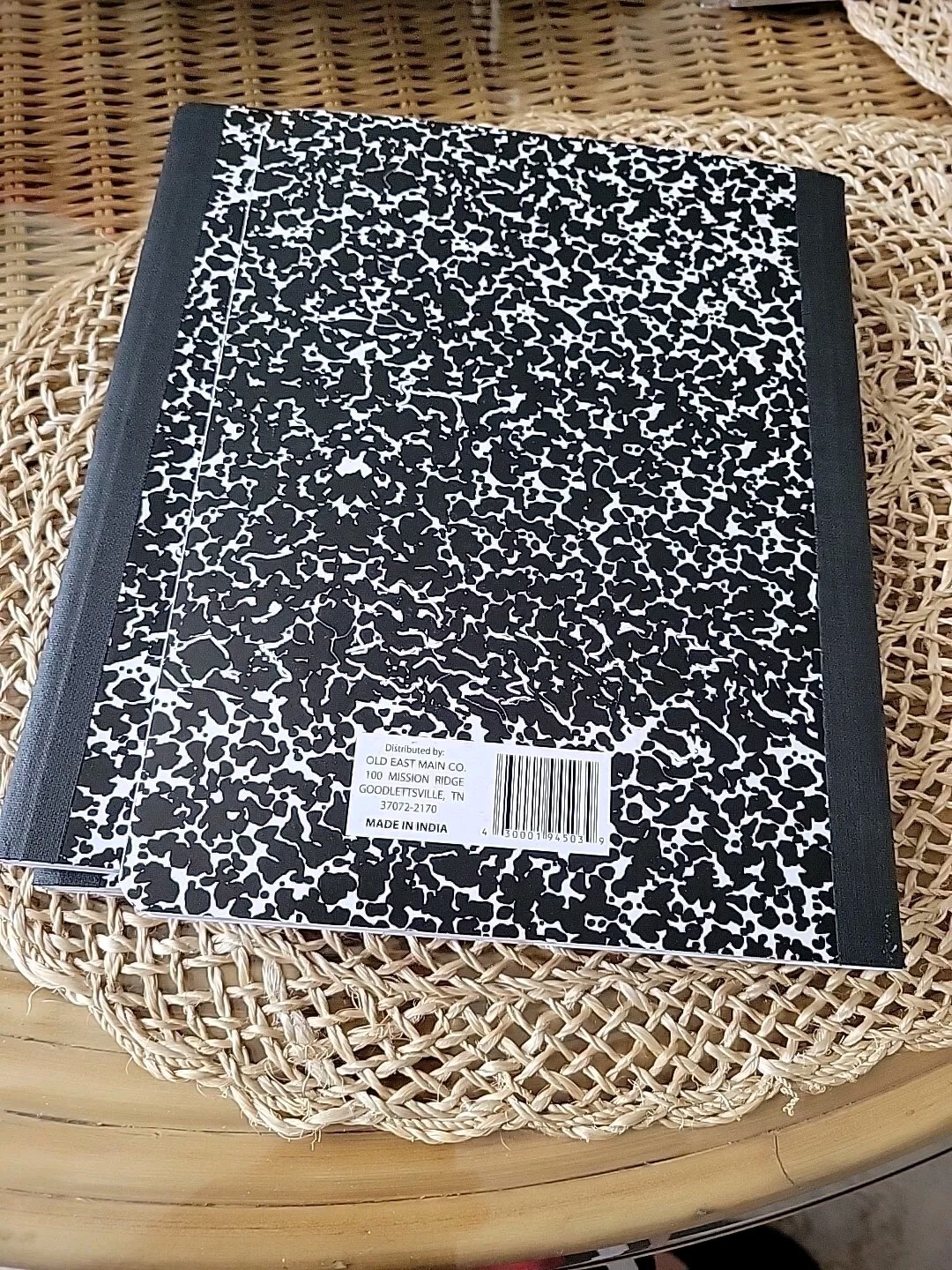 (4) Composition Notebooks Wide Ruled 100 Sheets = 200 Pages ea 9-3/4x 7-1/2