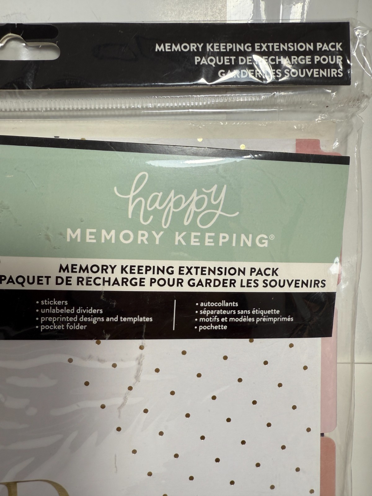 Happy Planner Memory Keeping Extension Pack 106pcs AEPBEP-008 Love This Moment
