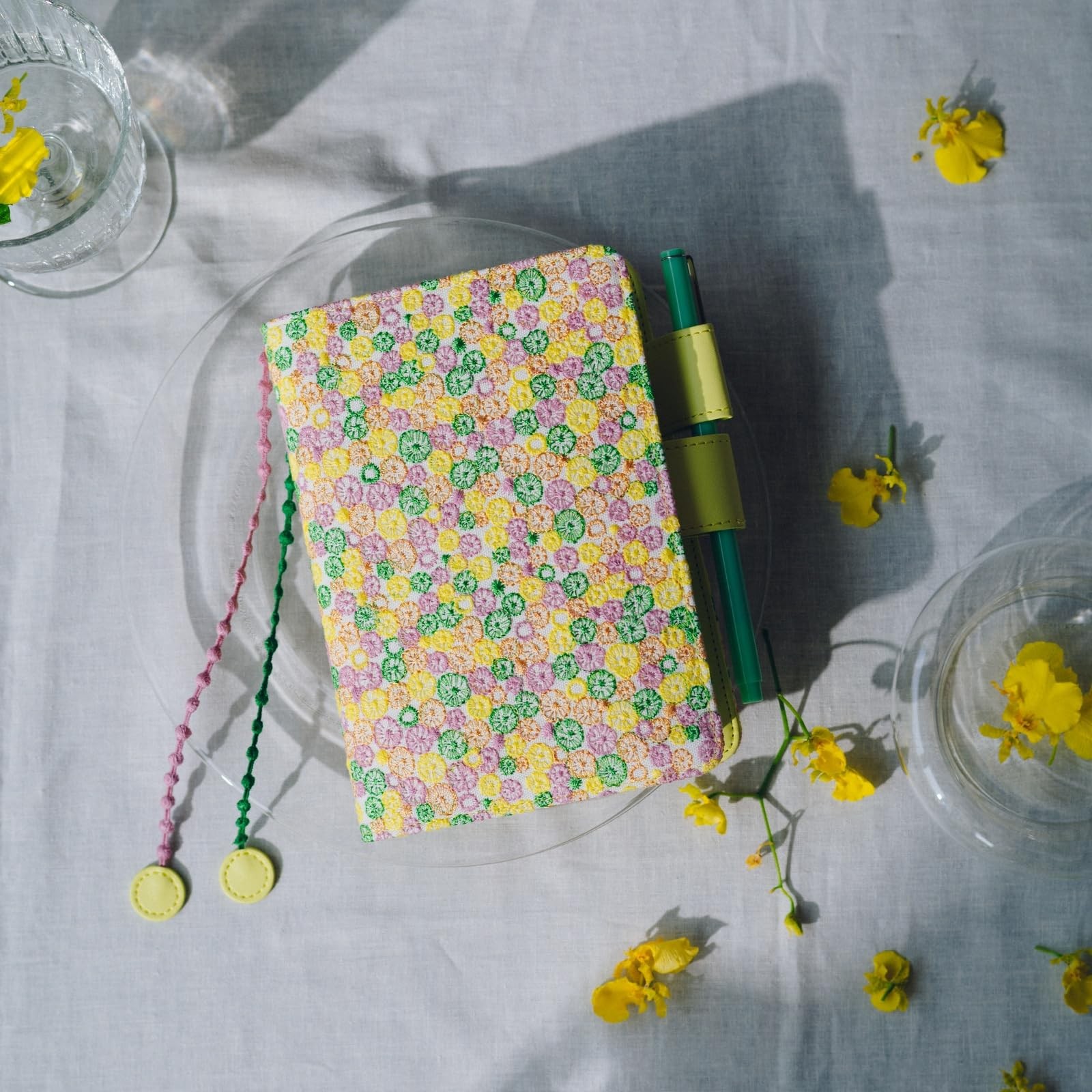 Hobonichi Techo A6 Mina Perhonen Skyful Yellow Planner Cover Japan