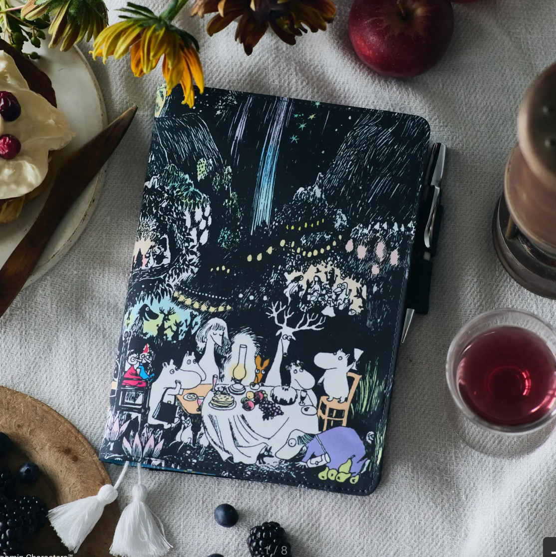 Hobonichi Techo Moomin Big Party Night Cousin Size A5 Planer cover