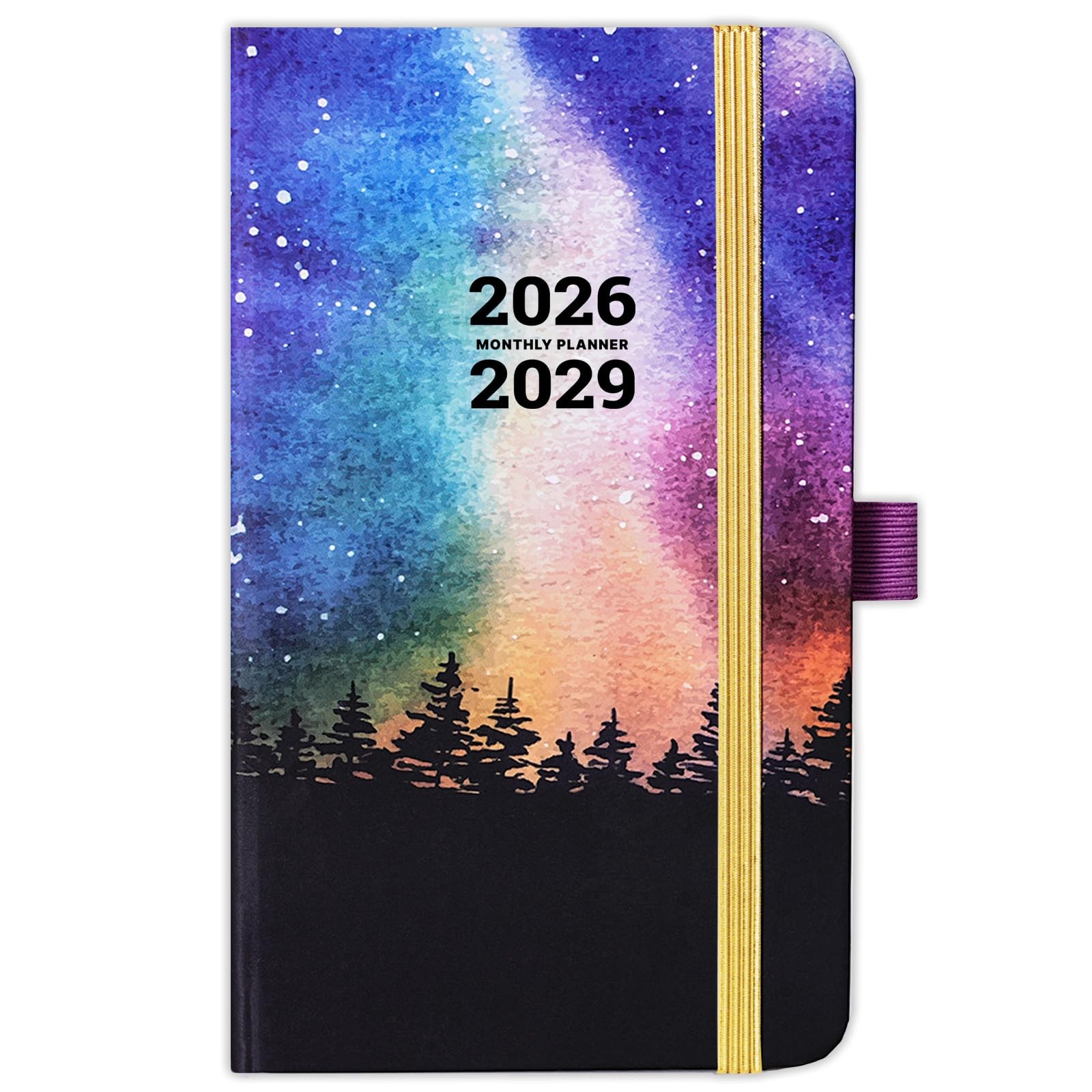 2026-2029 Pocket Planner/Calendar – 3 Year Monthly 3.8 x 6.4 inches, Colorful