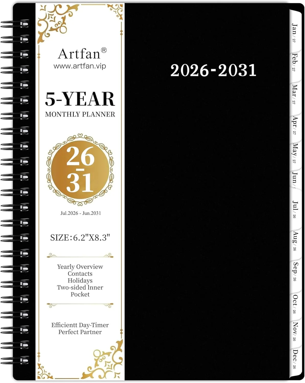2026-2031 Monthly Planner/Calendar – 5 Year Monthly Planner, Jul. 2026 – Jun. 20