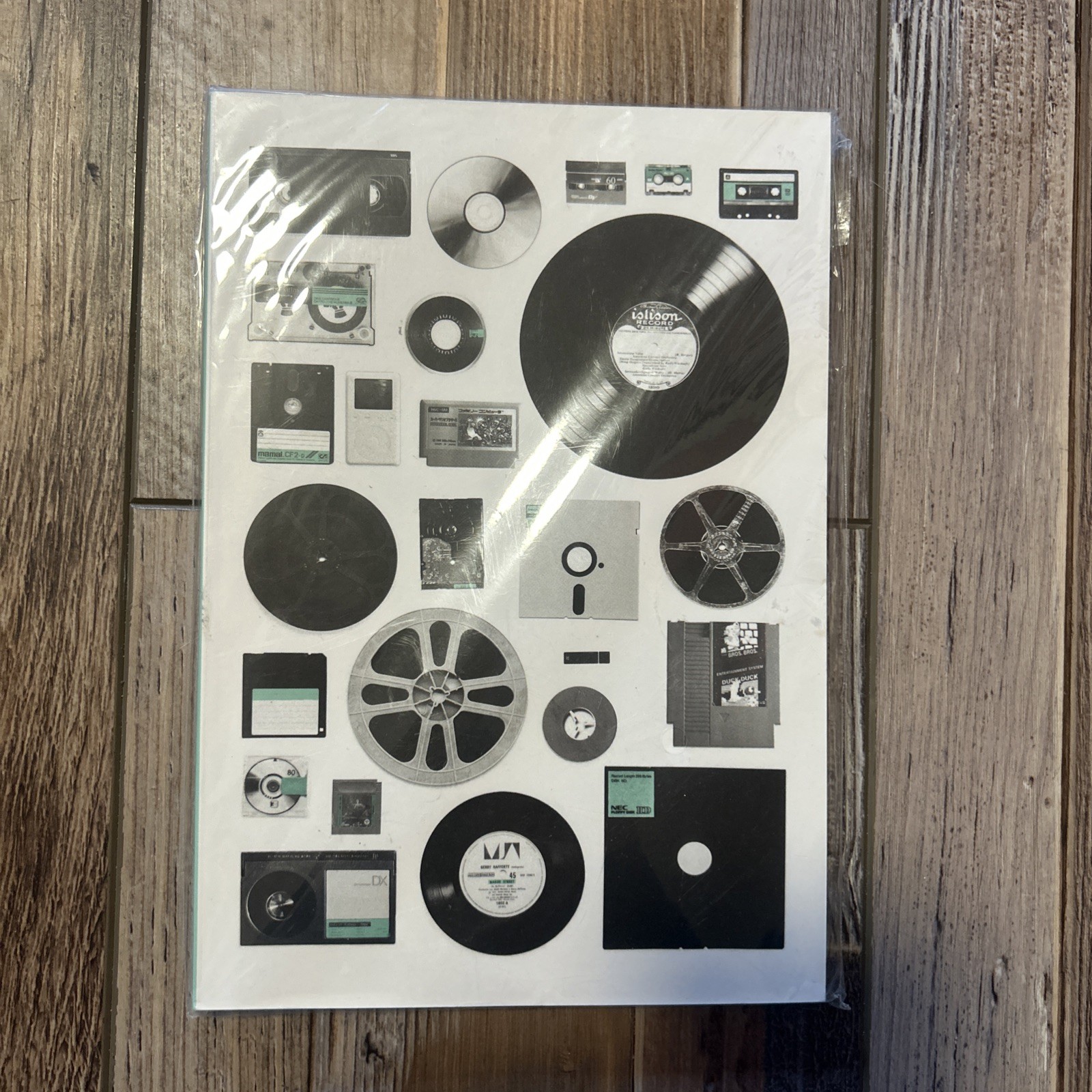 Vintage Recordings & Data A5 Journal 144 Pages New Sealed