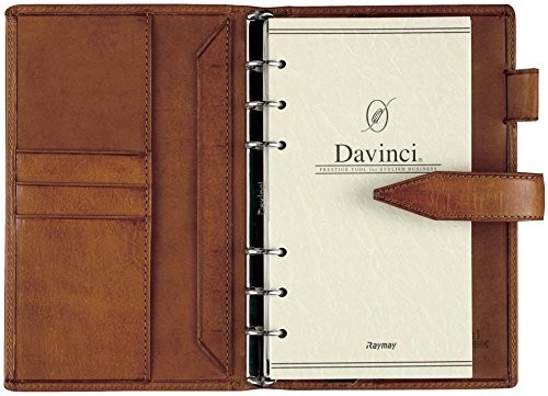Raymay Fujii System Organizer, Da Vinci Roma Classic Bible, Green, DB3011M