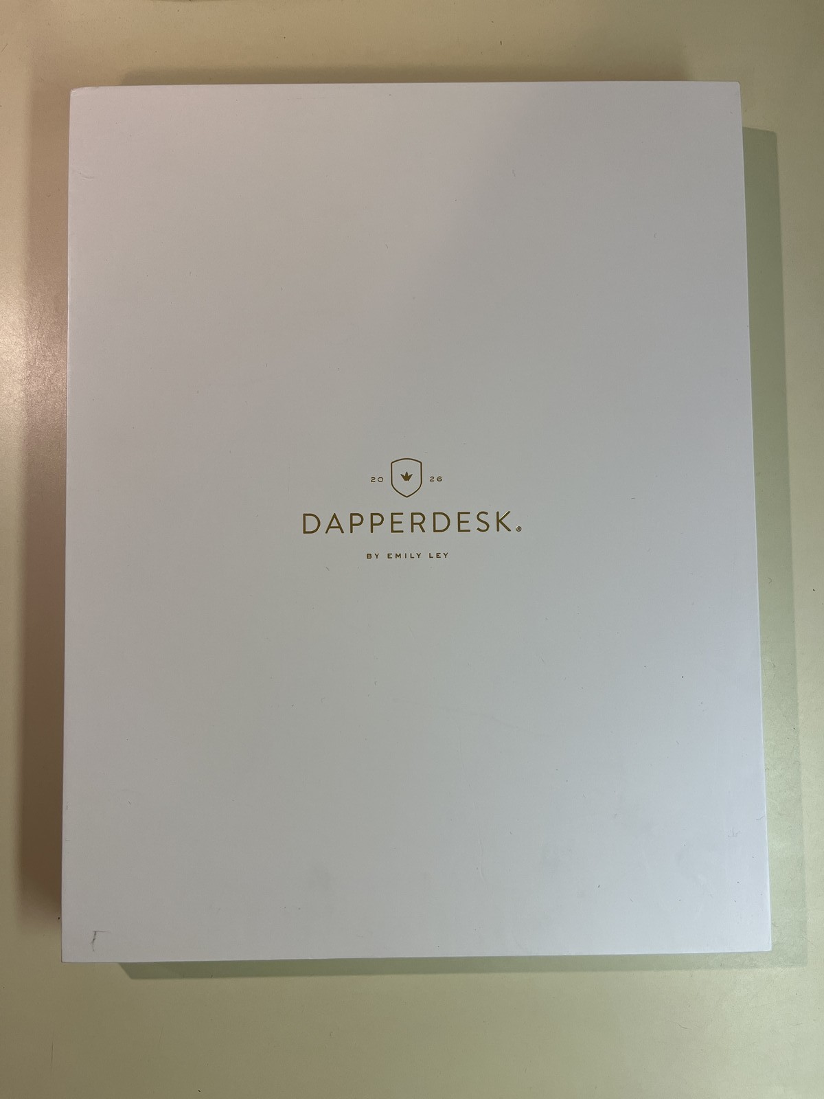 Open Box – Emily Ley Carolina Dot 2026 Bookbound Weekly Dapperdesk Planner