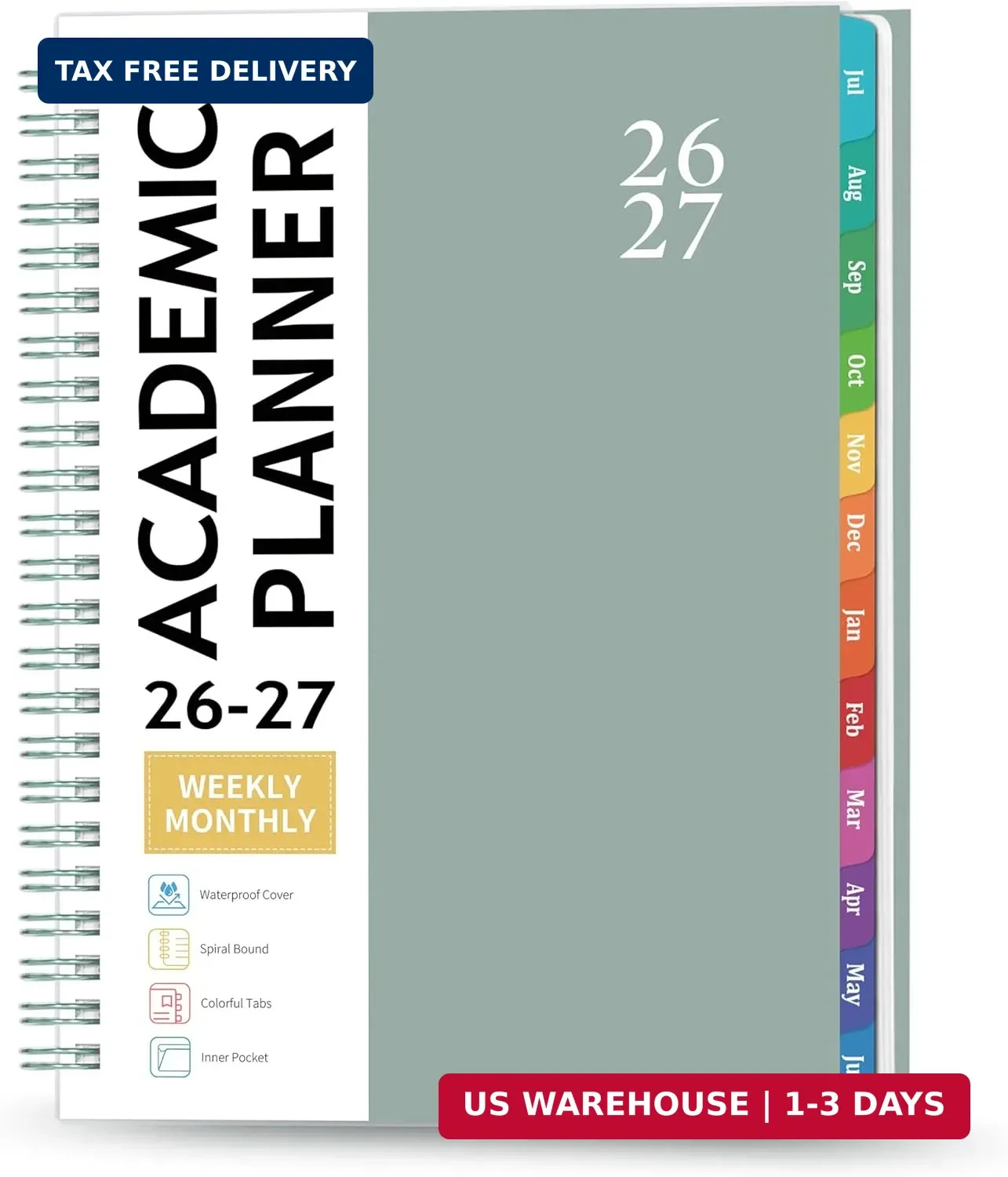 Planner 2026-2027 – 2026-2027 Planner Weekly and Monthly from Jul. 2026 – Jun. 2