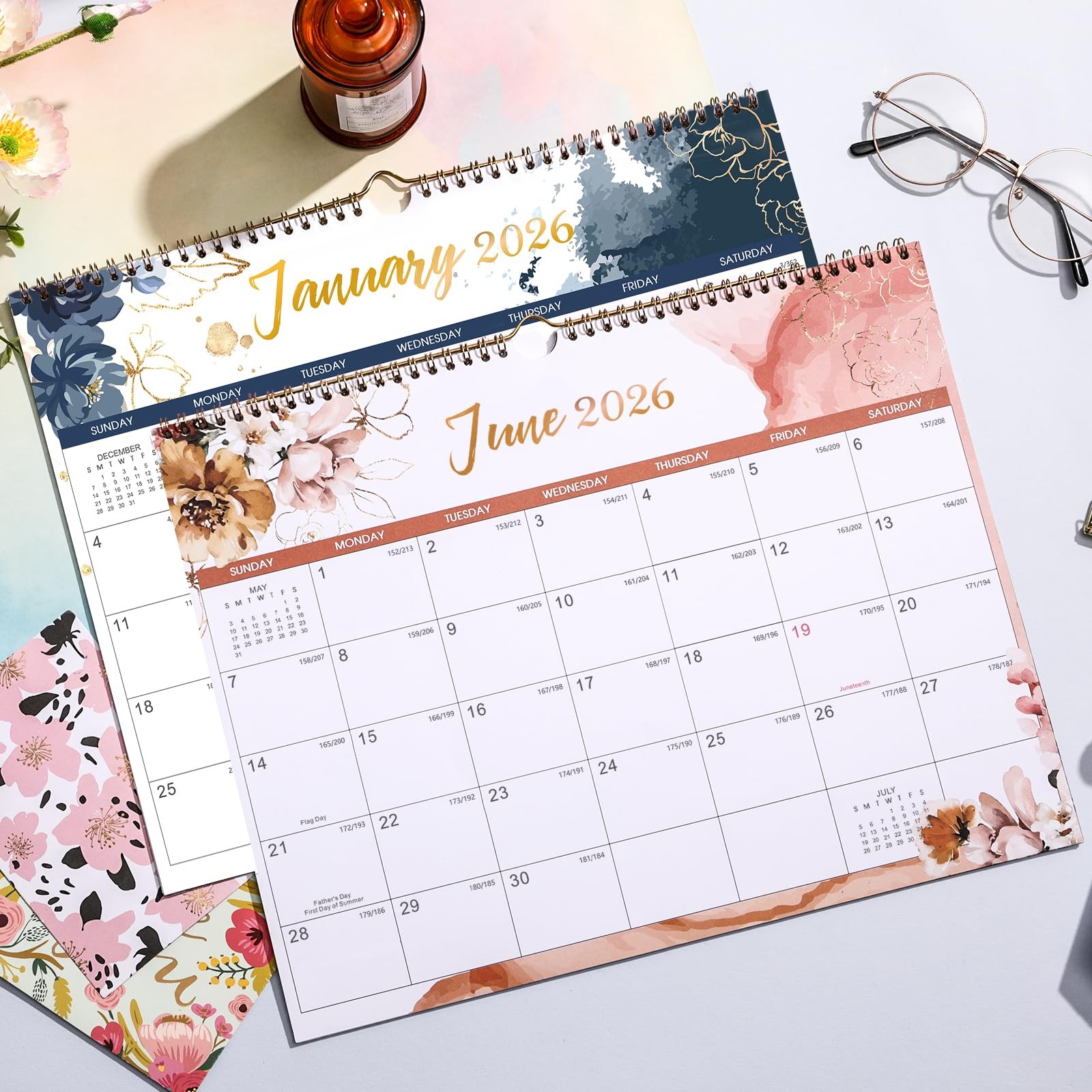 2026 Wall Calendar – 12 Months from Jan. 2026 – Dec. 14.8″ x 11.6″