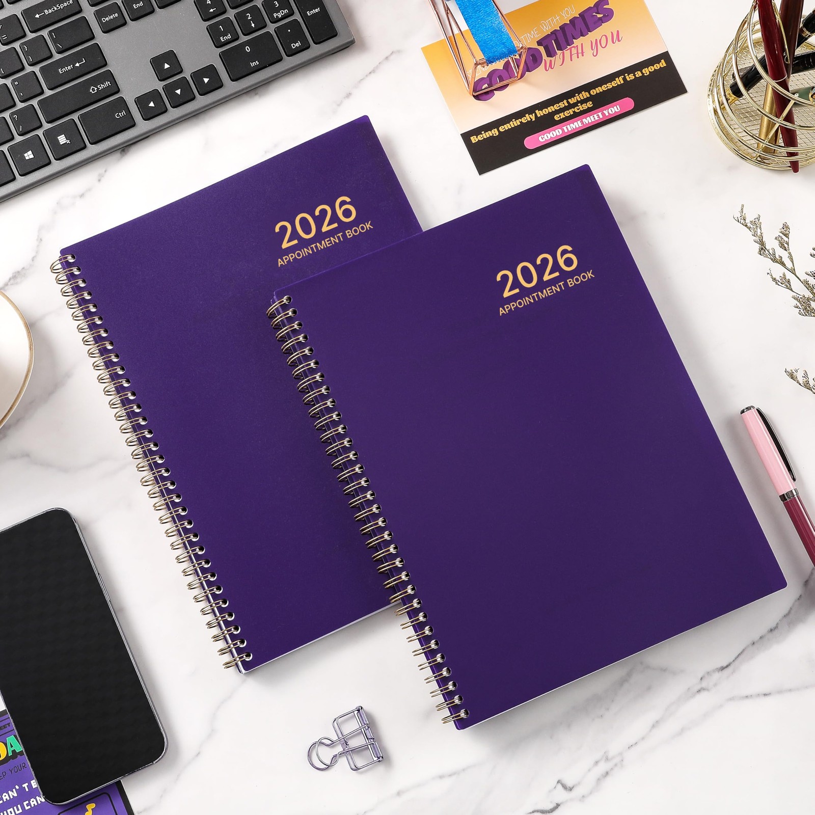 2026 Appointment Book/Planner – 8.2″ x 11″, Daily Planner 2026 from Jan. 2026 –