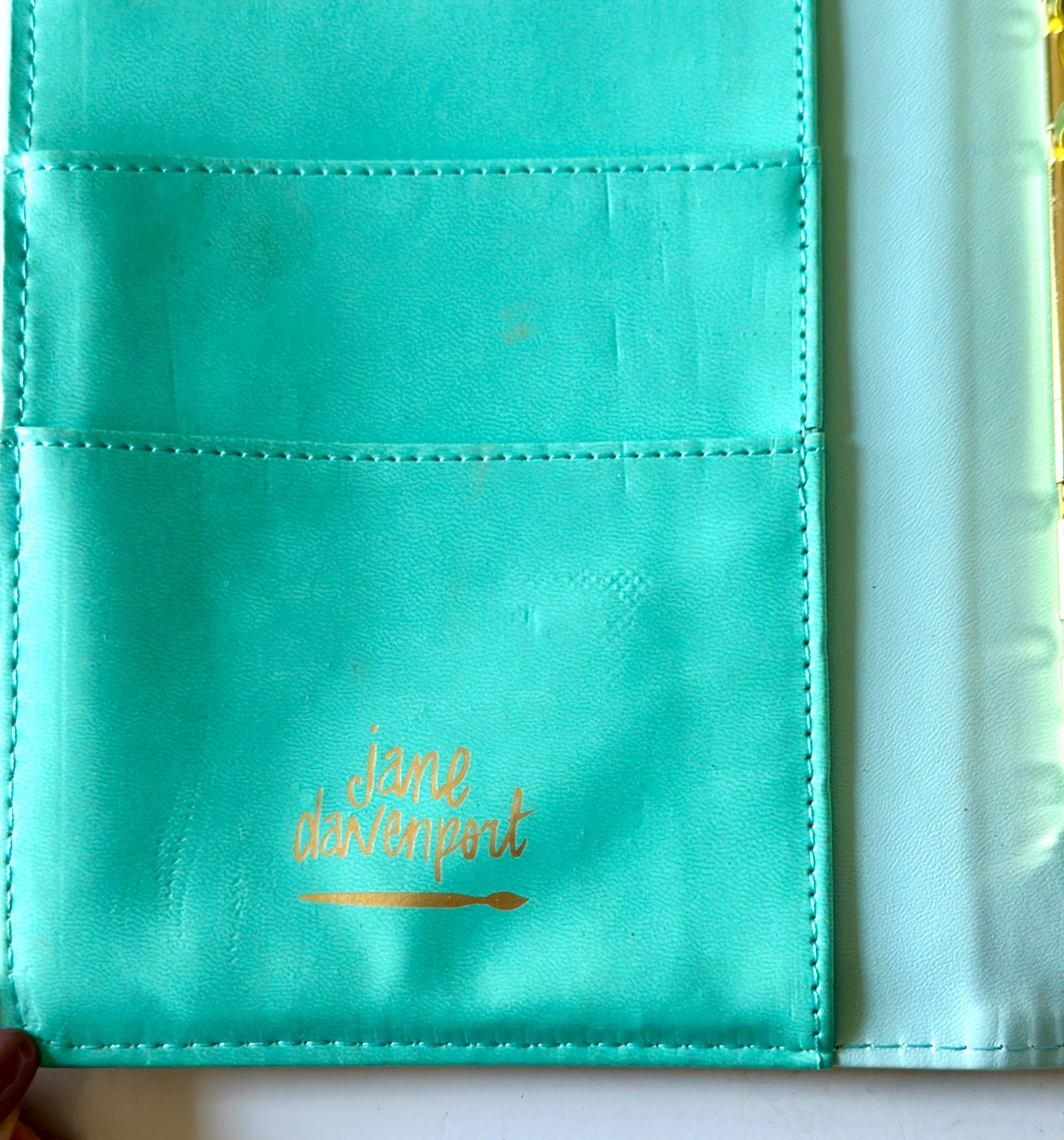 Jane Davenport Planner Girl Personal Planner Complete Set Stamps Tabs Pouch HTF