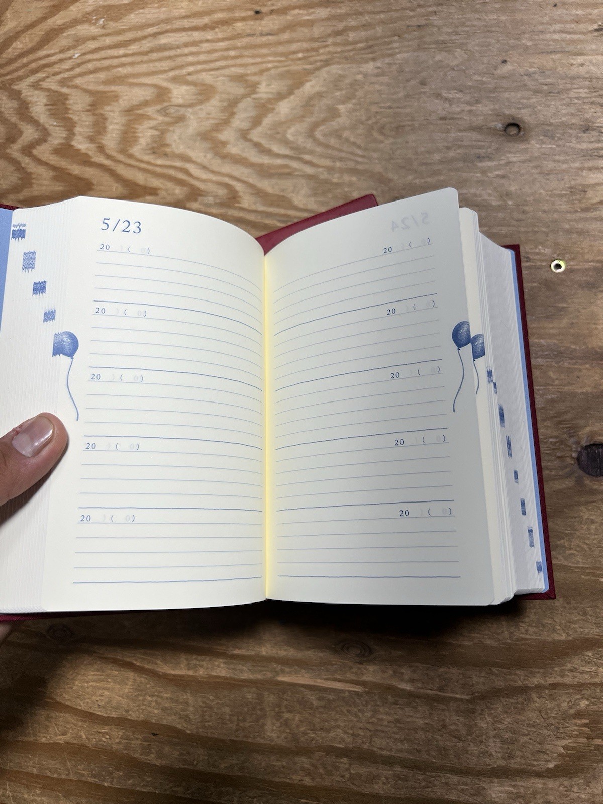 MIDORI STORE 10 Years Diary “Meet yourself from last year” 12860006 OPEN BOX