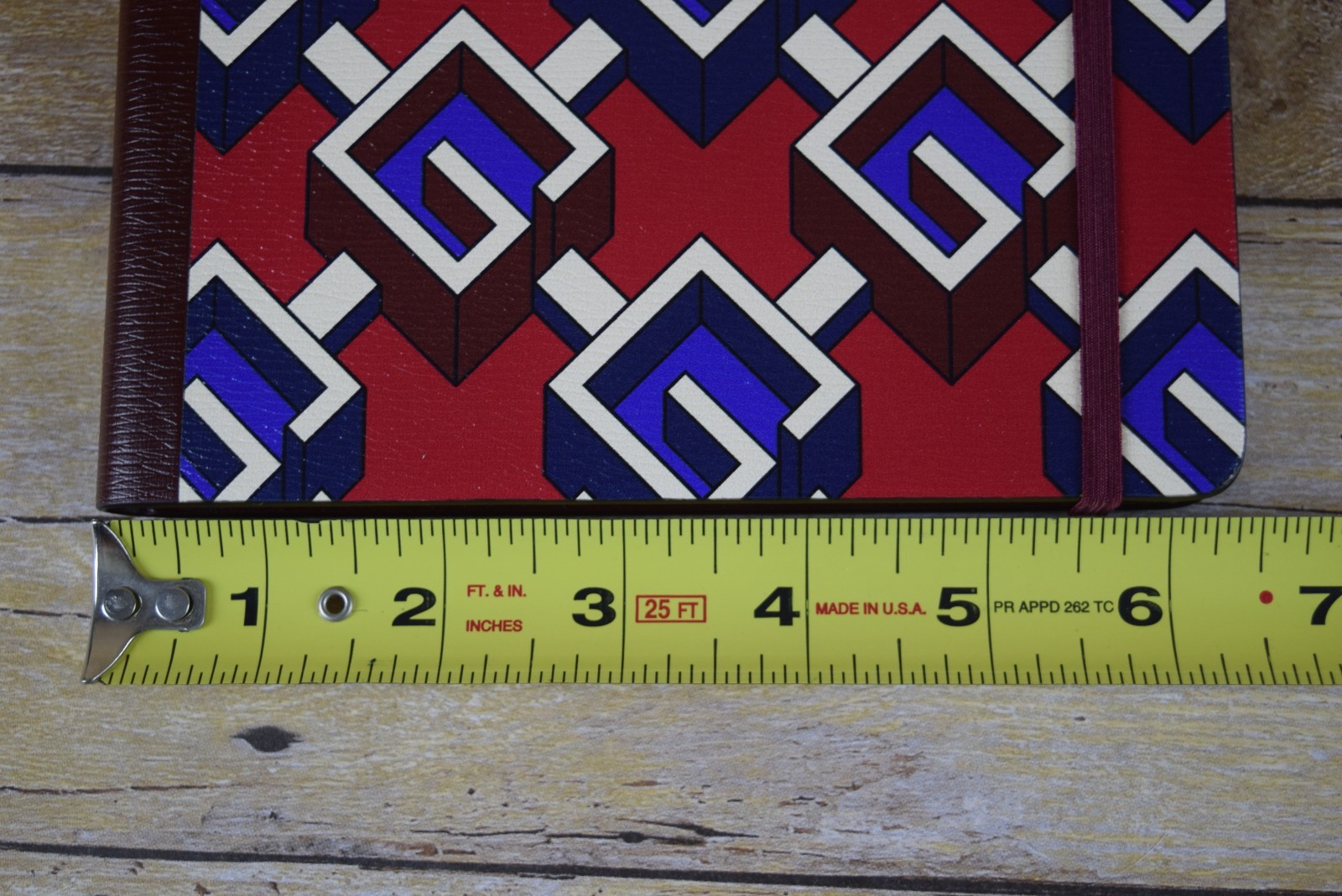 NIB! Authentic Gucci Luxury Notebook Journal Geometric G Printed Red