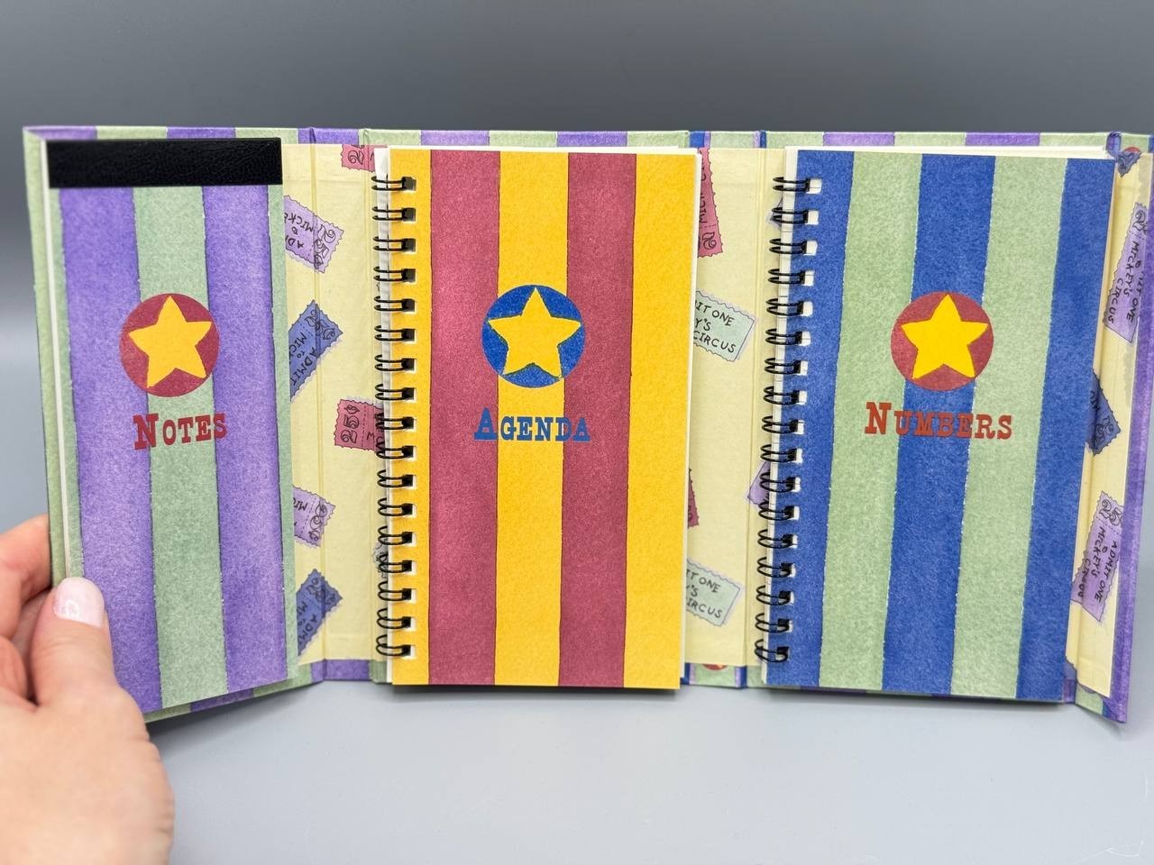 Vintage Disney Minnie Mouse Circus UNUSED Undated Organizer Address Book Planner