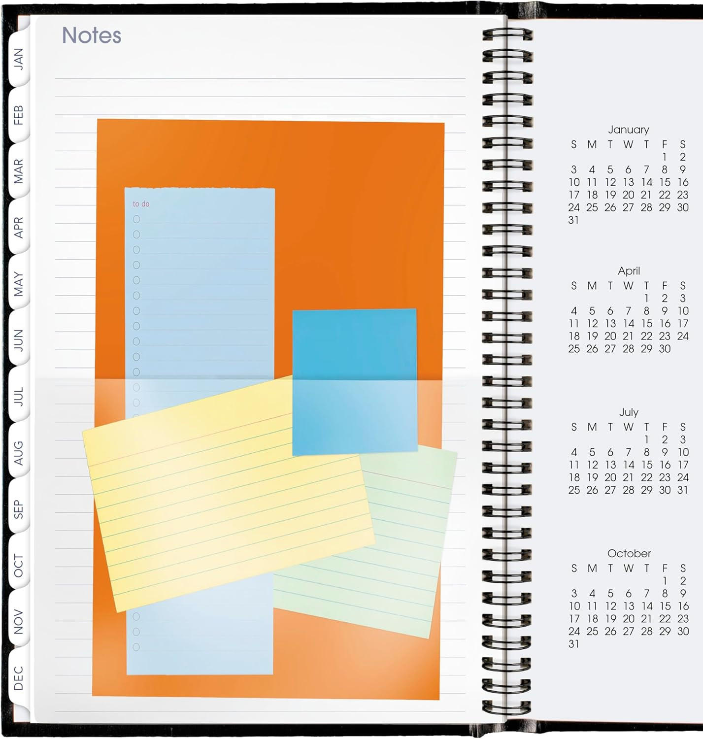 2026 Planner, Monthly, 8″ X 11-3/4″, Large, Hardcover, Dayminder, Black (G470…