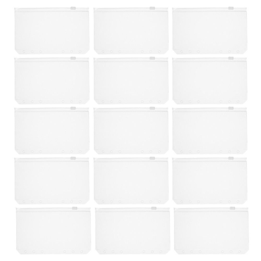 20pcs A6 Planner Inserts: A6 Zipper Binder Pockets For Budget Books –