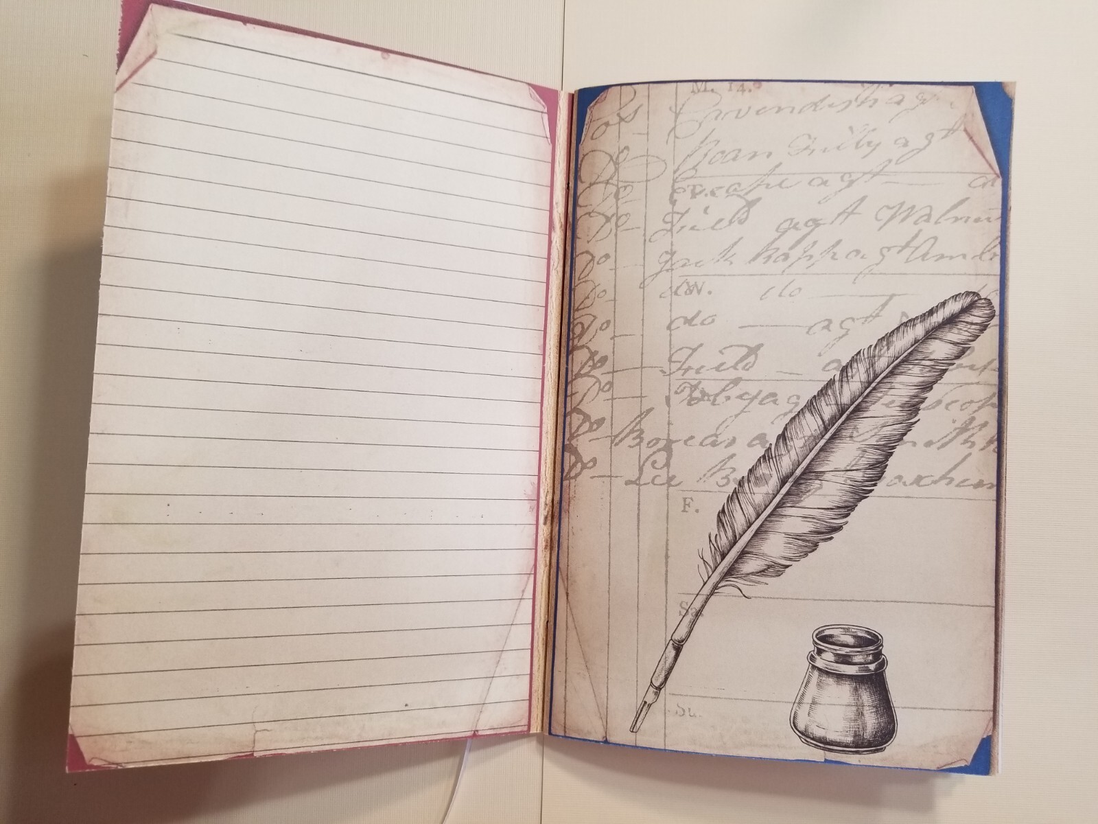 Junk Journal Booklet “VINTAGE LETTERS” Cards, Pockets, Ephemera + More!