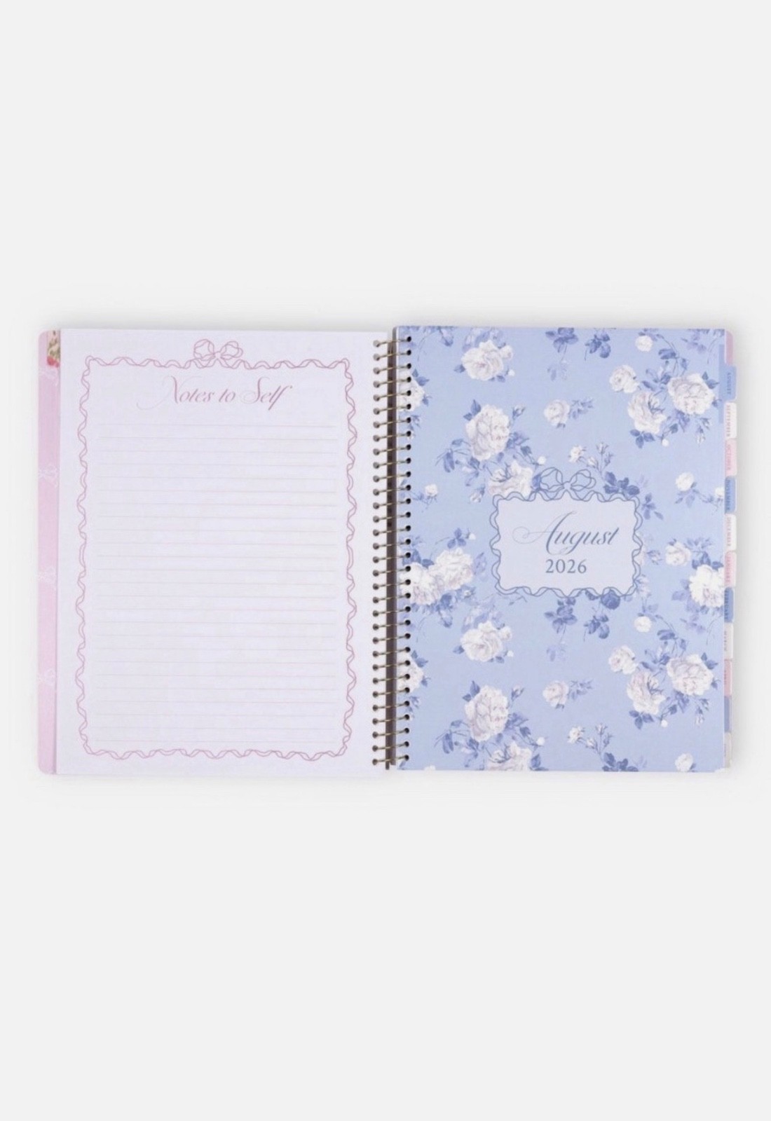 LoveShackFancy x Target – Yoobi Monthly and Weekly Planner 7″x 9″ – Coquette Bow