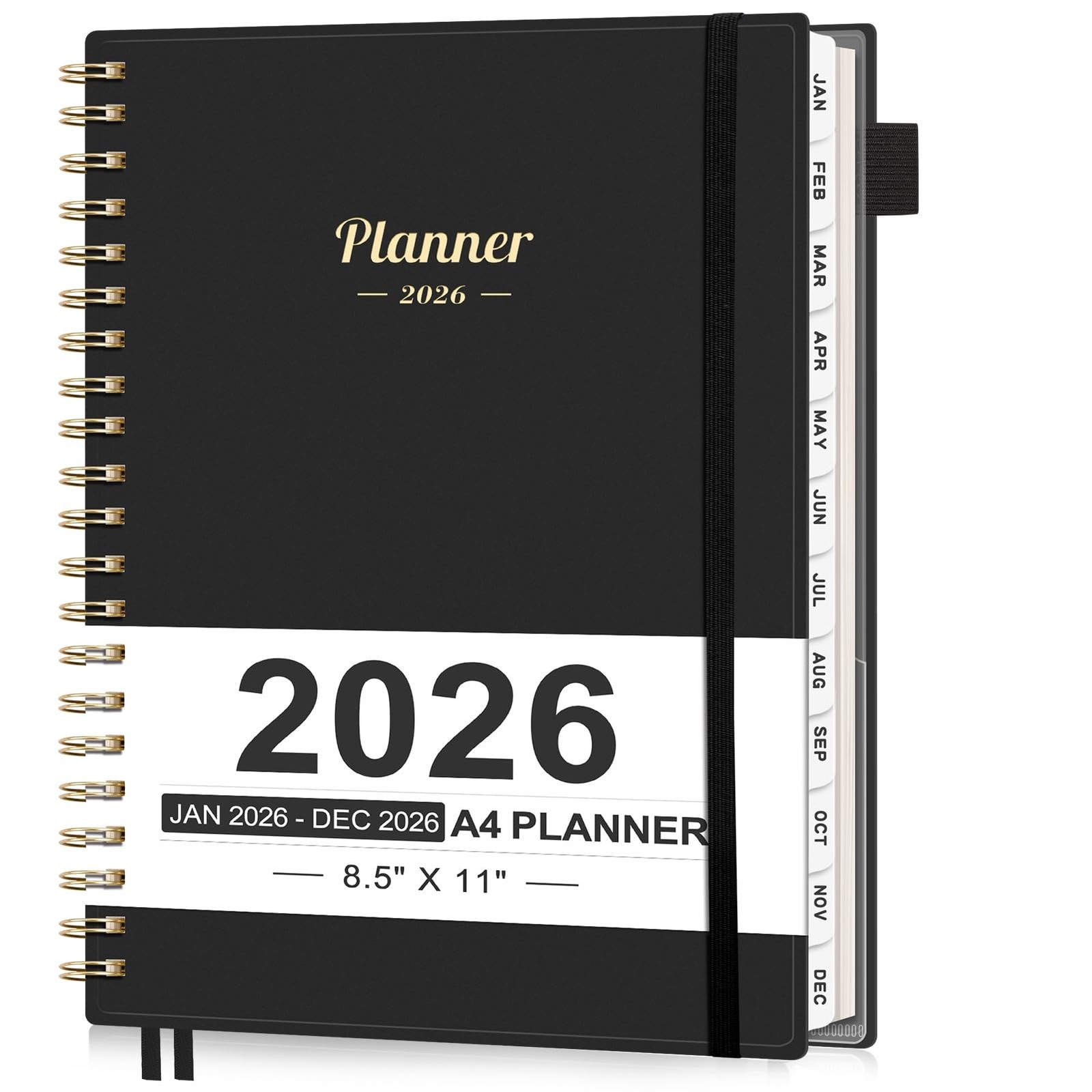 2026 Planner, Weekly and Monthly Planner, Large Size 8.5″ x 11″, 2026 Calenda…