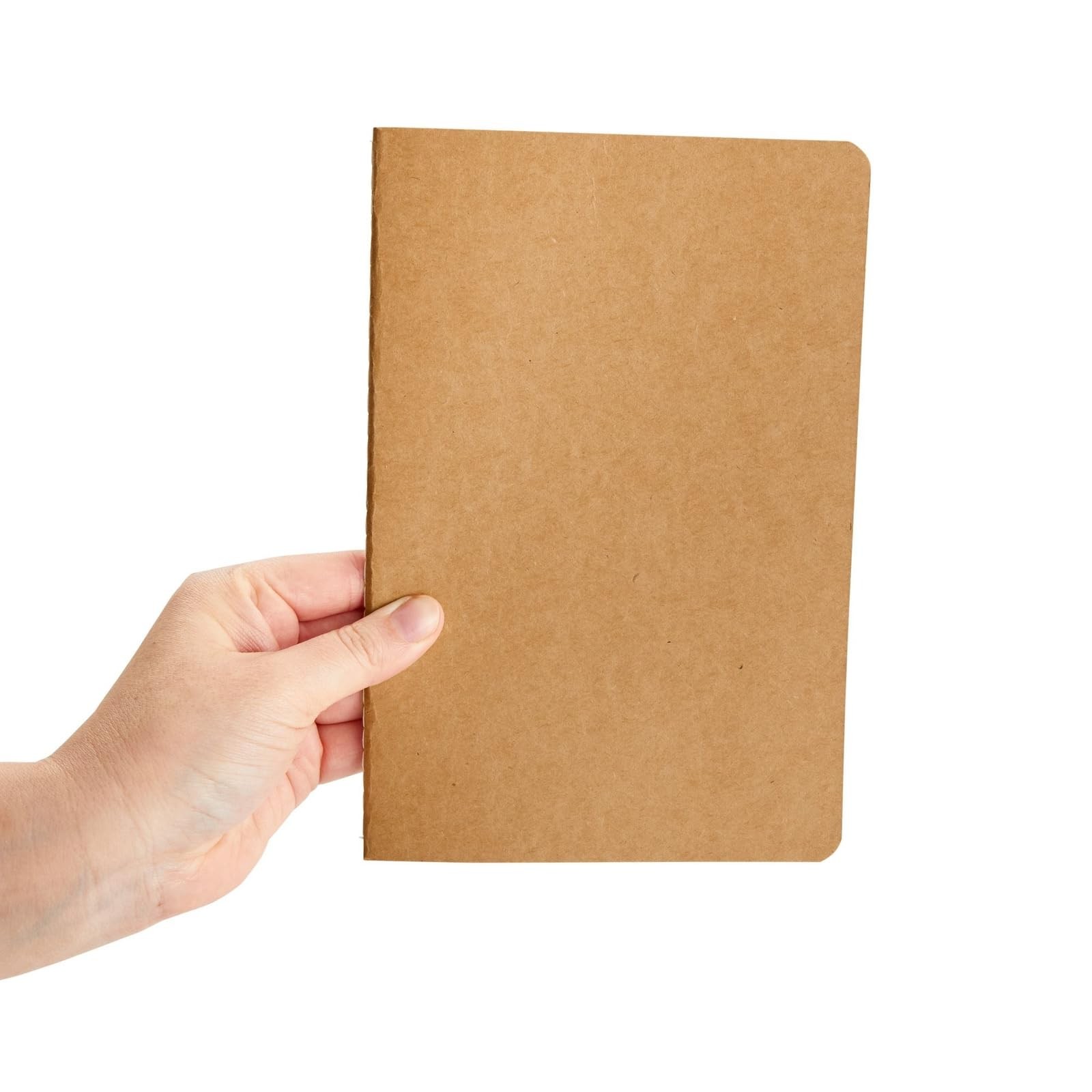 Paper Junkie Softcover Blank Notebooks – 24-Pack, A5, 5.5 x 8.3 inches, Brown