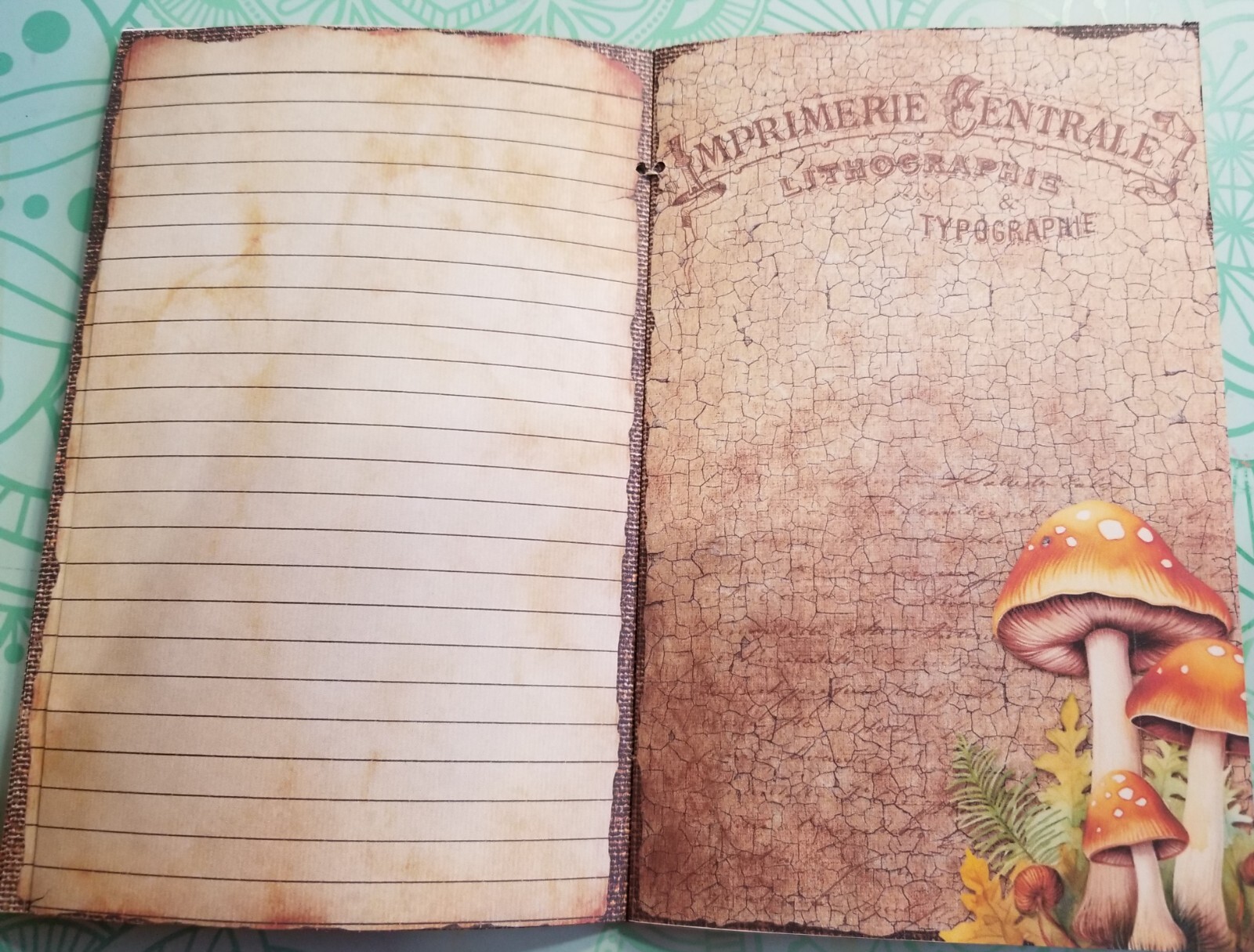 Junk Journal Blank Booklet “FOREST FAIRIES” HANDMADE FULL SIZED 9X6 40pgs