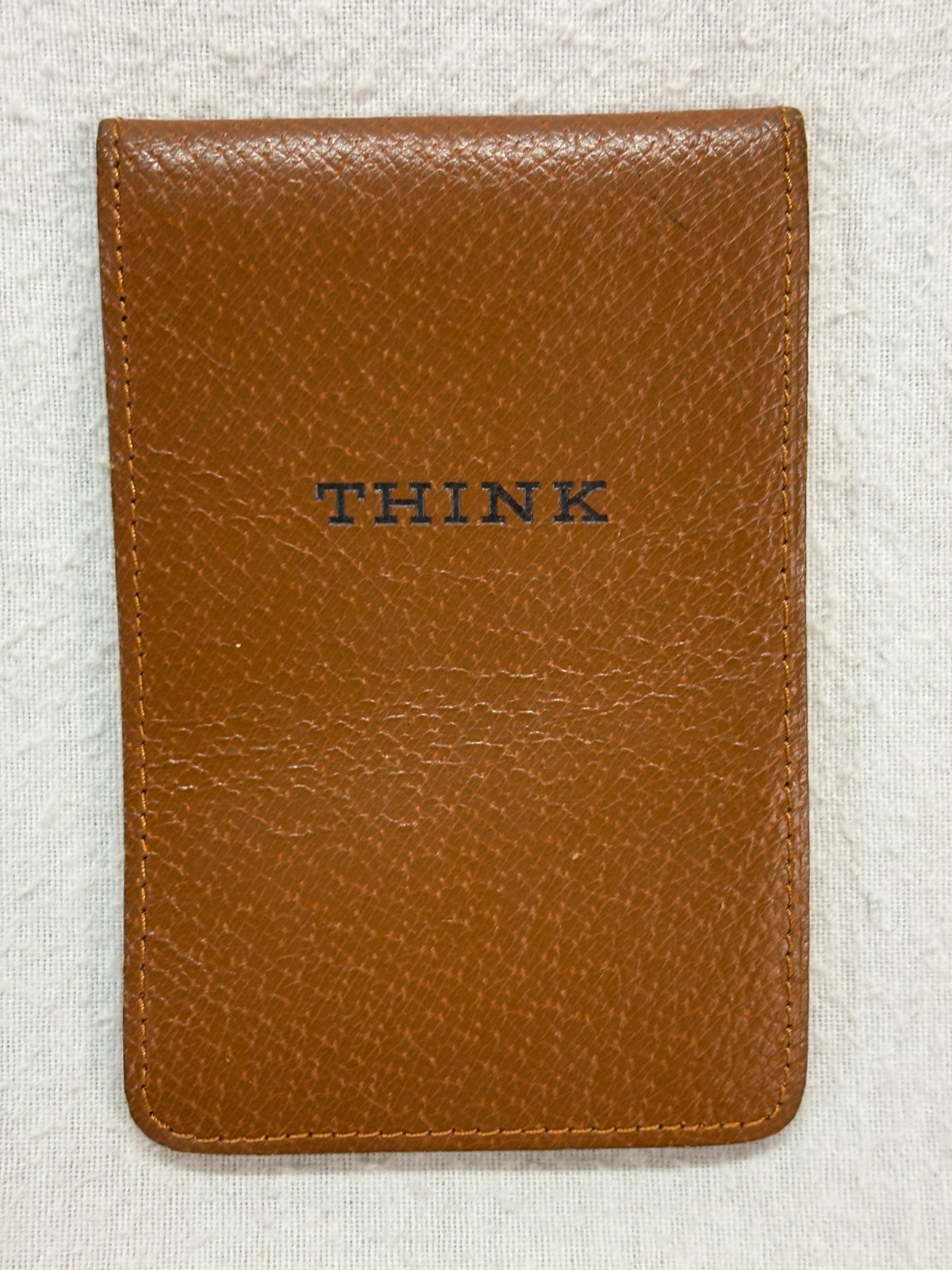 IBM Think Notepad ThinkPad Pocket Paper Pad Notebook Case Cover 1960s Vintage