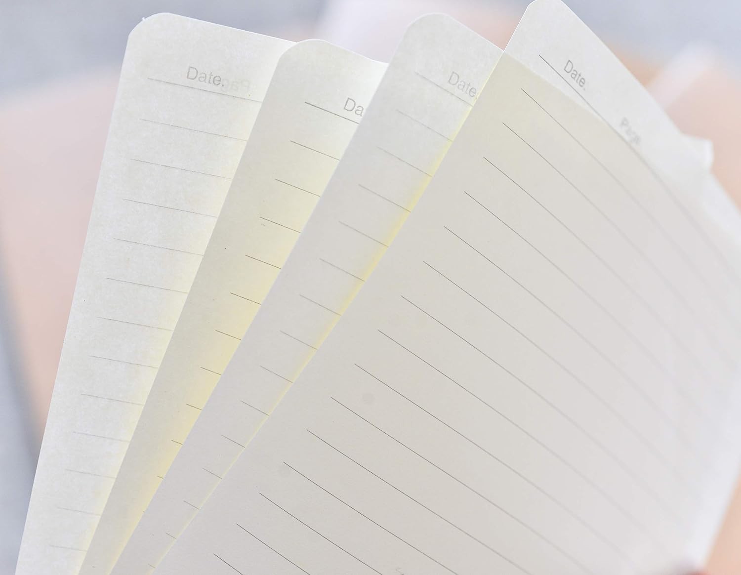 TWONE 15 Packs Kraft Notebook Ruled Pages Brown Cover A5,