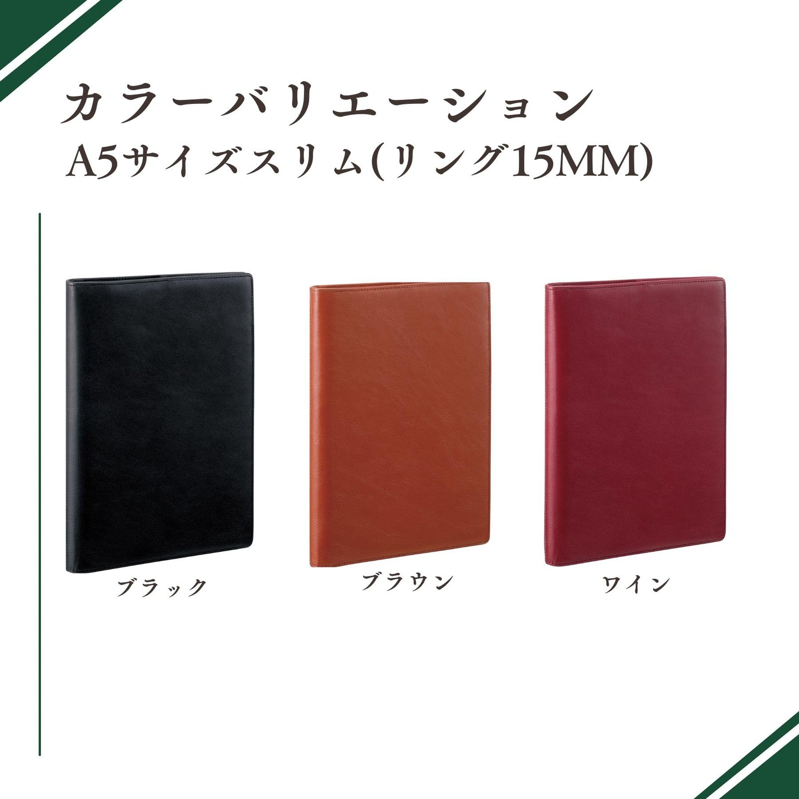 Raymay Fujii Davinci Standard A5 System Planner, Black JDA3003B