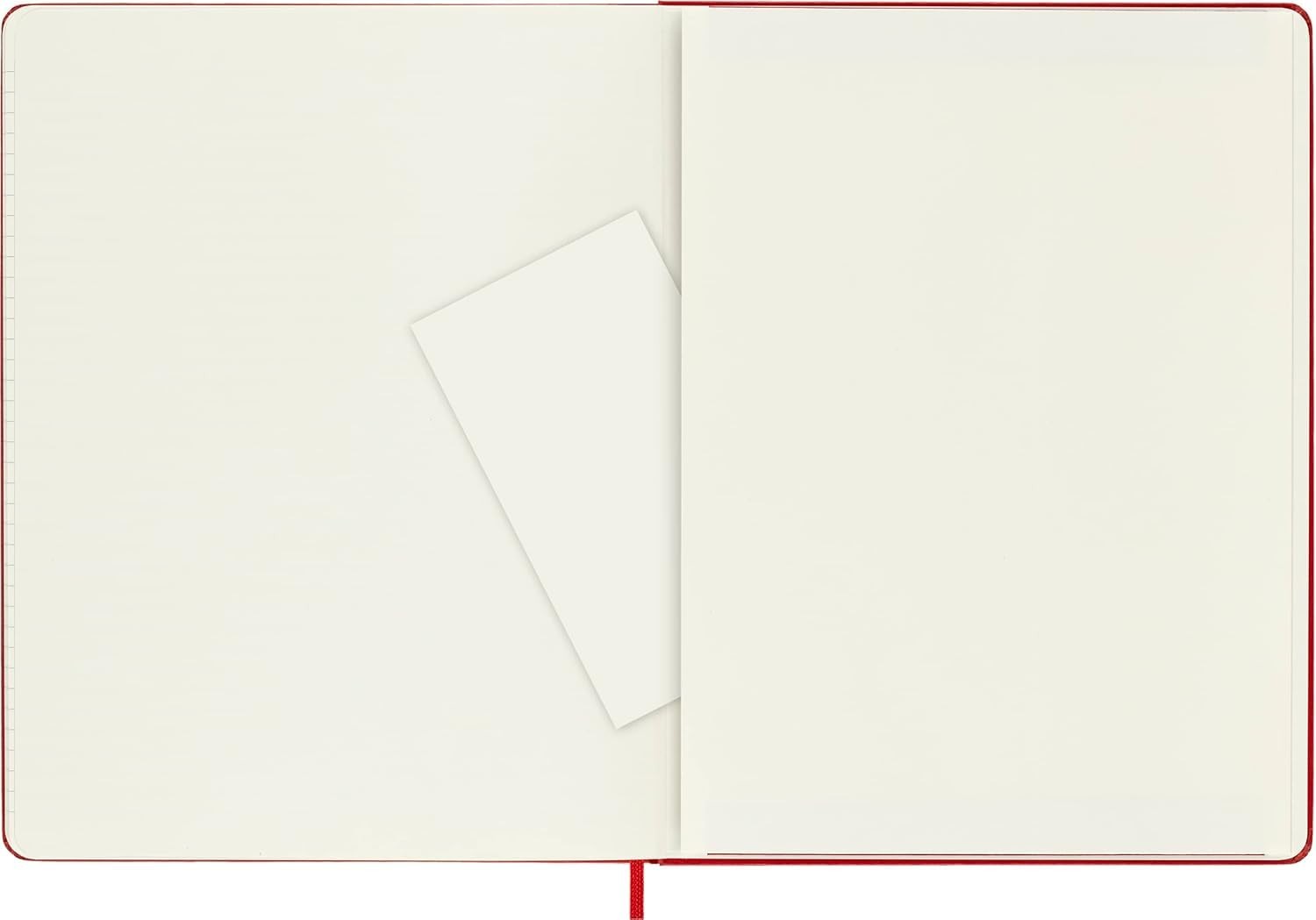 XL Scarlet Red Moleskine Classic Notebook Durable Elastic Closure Journal
