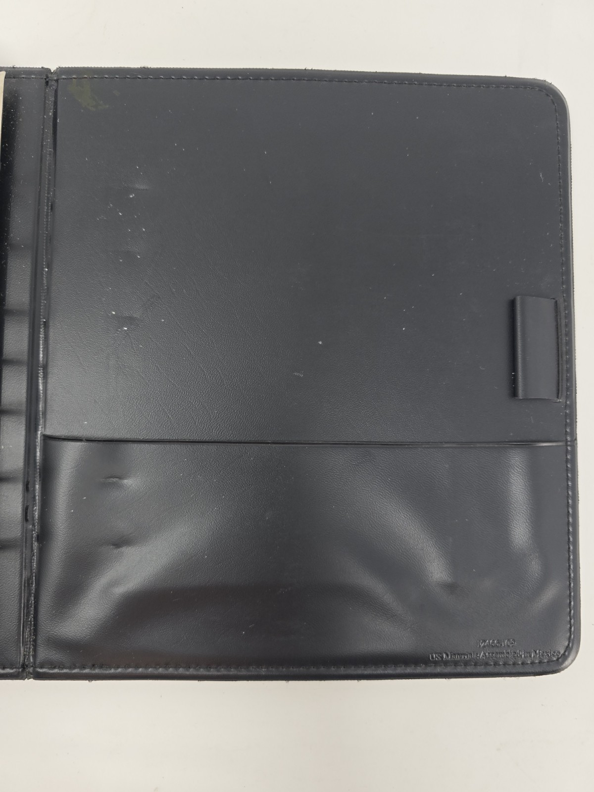 Franklin Covey Planner Black Simulated Leather 7-Ring Binder Organizer