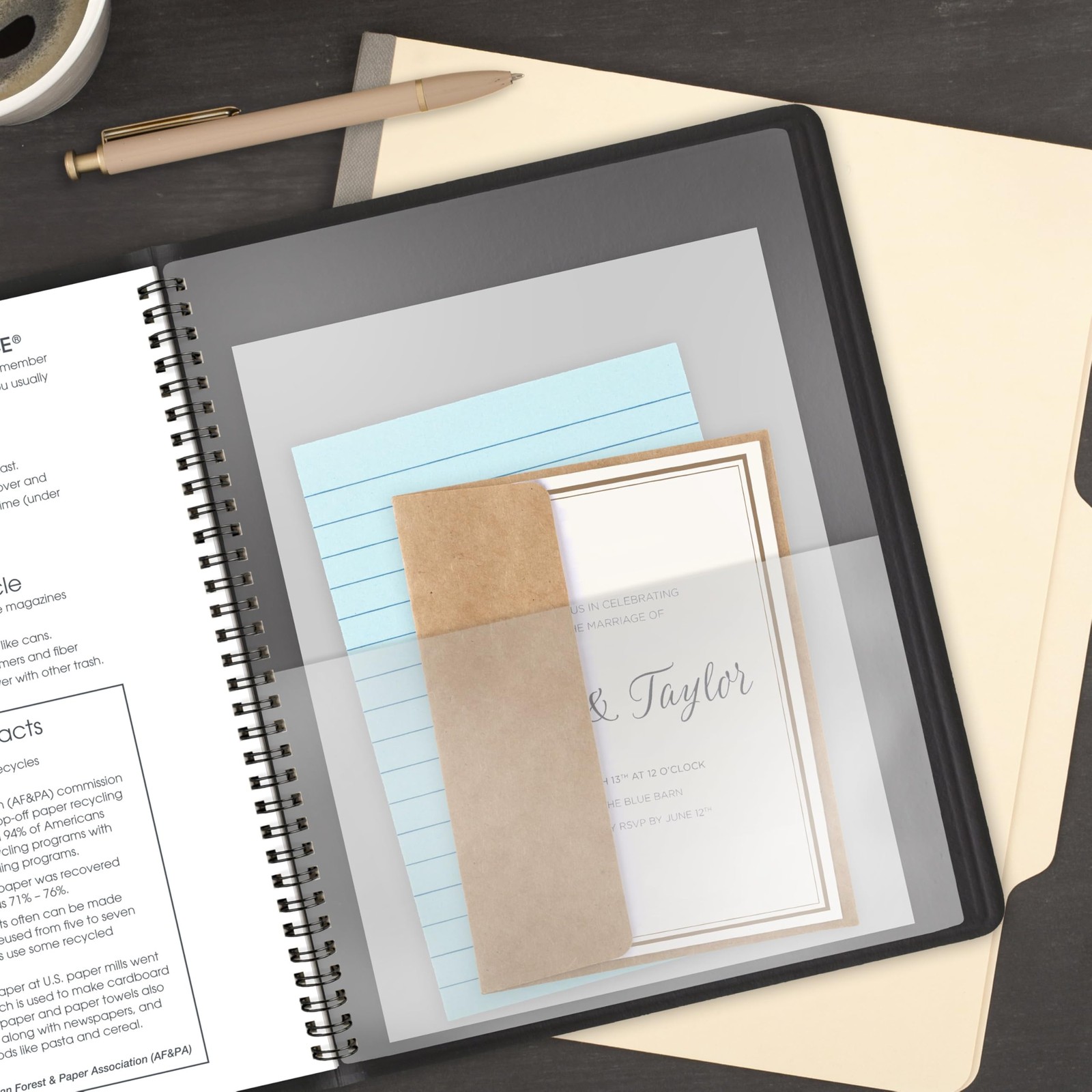 AT-A-GLANCE Planner 2026-2027 Weekly Academic 14-Month 7″ x 8-3/4″, Black