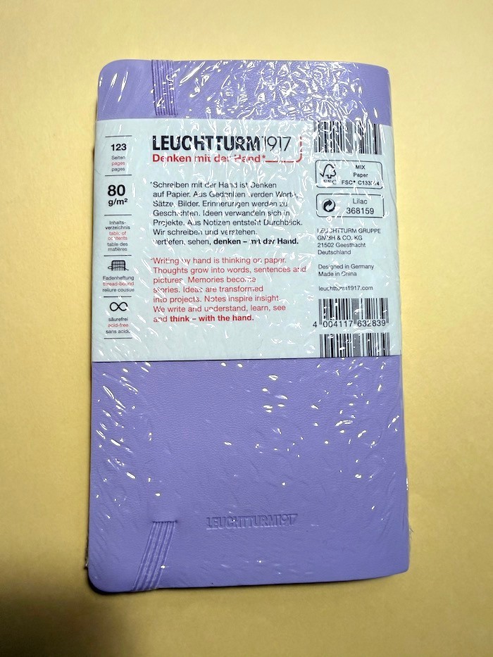 TheCoffeeMonsterzCo Emoti LEUCHTTURM 1917 Pocket Notebook LILAC Softcover TCMC
