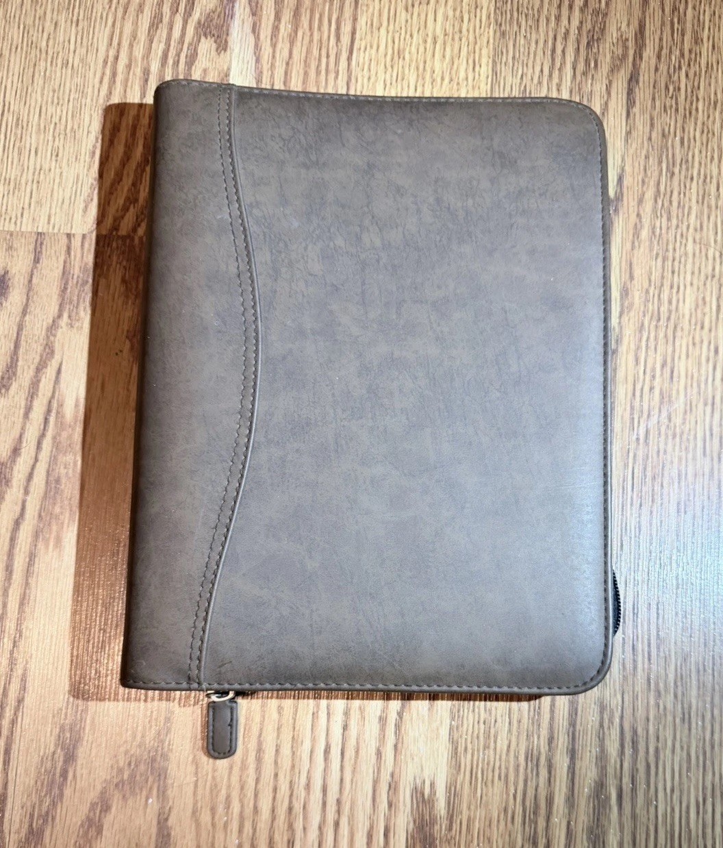 Day-Timer Vintage Brown Leather 7-Ring Planner