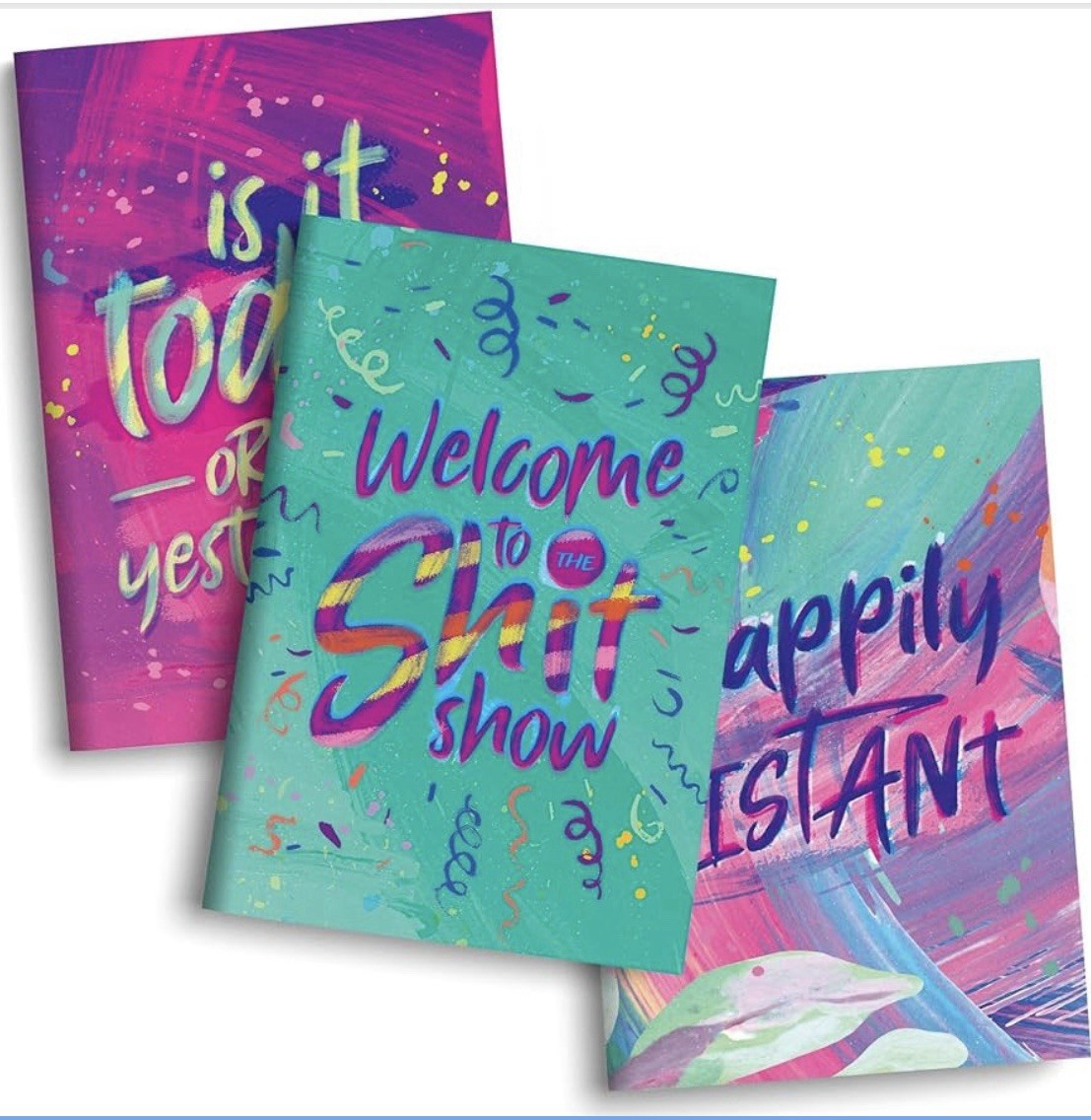 Notebook for Everyday Pack of 3 Assorted Colors