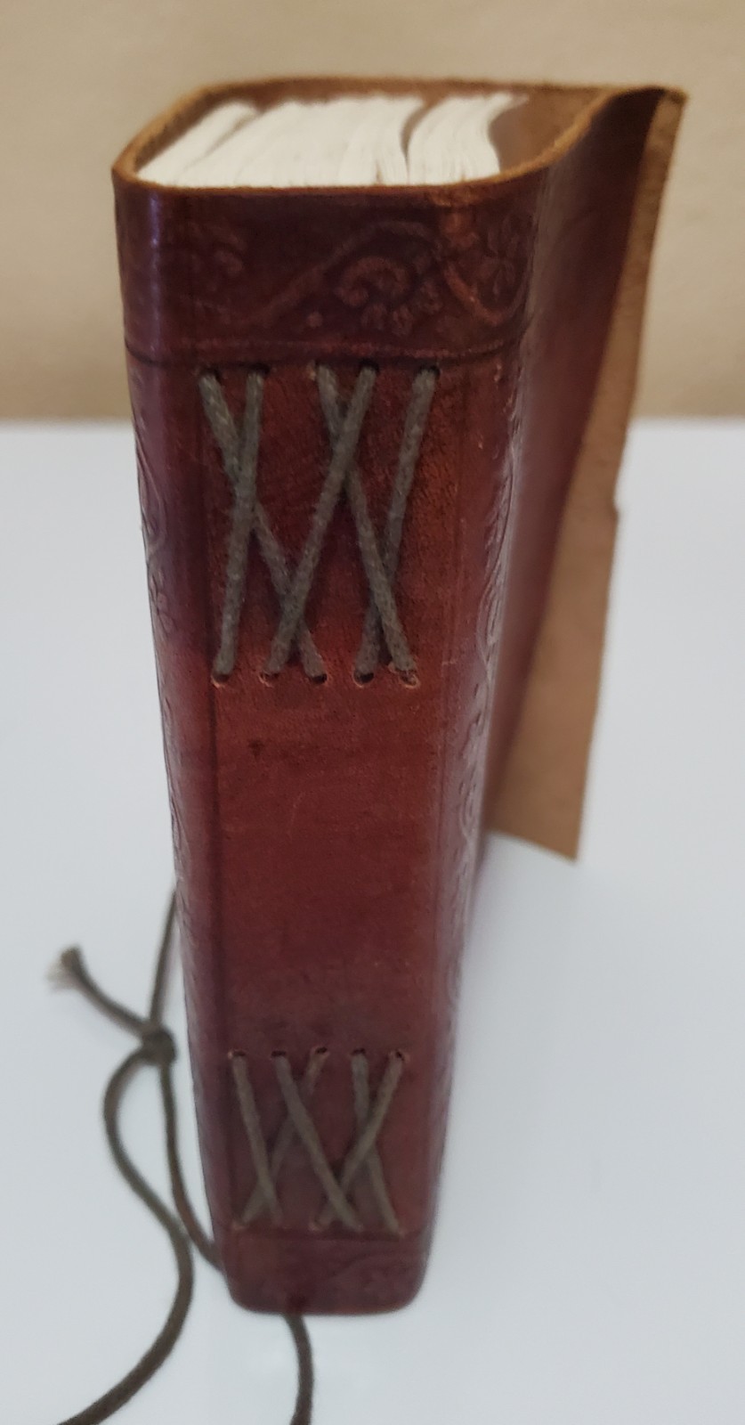 OM 8×6 Leather Bound Personal Journal/Diary-Notebook/Sketchbook to write, Draw