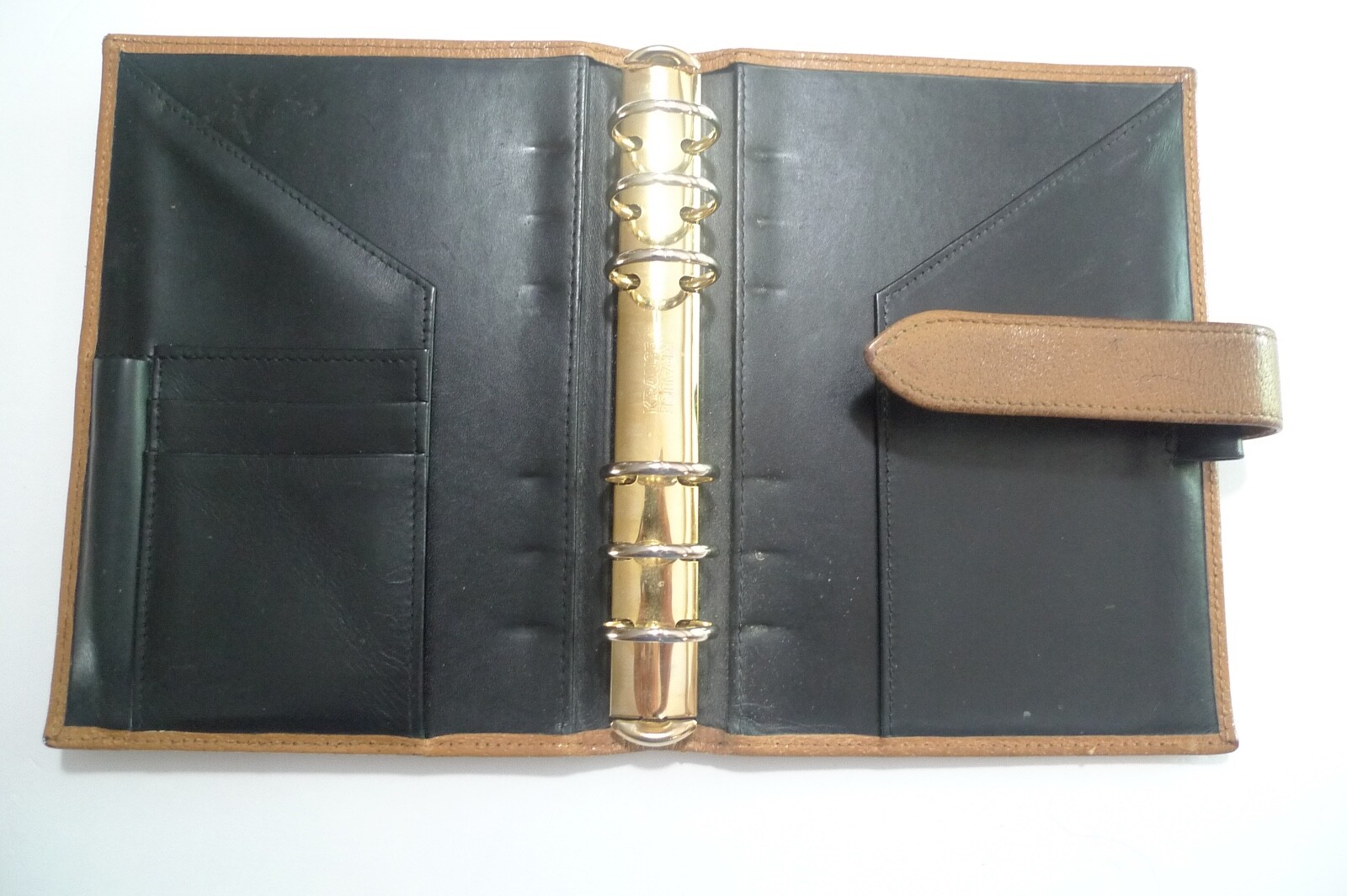 SMYTHSON OF BOND STREET – LEATHER PLANNER – WITH INSERTS – PERSONAL SIZE