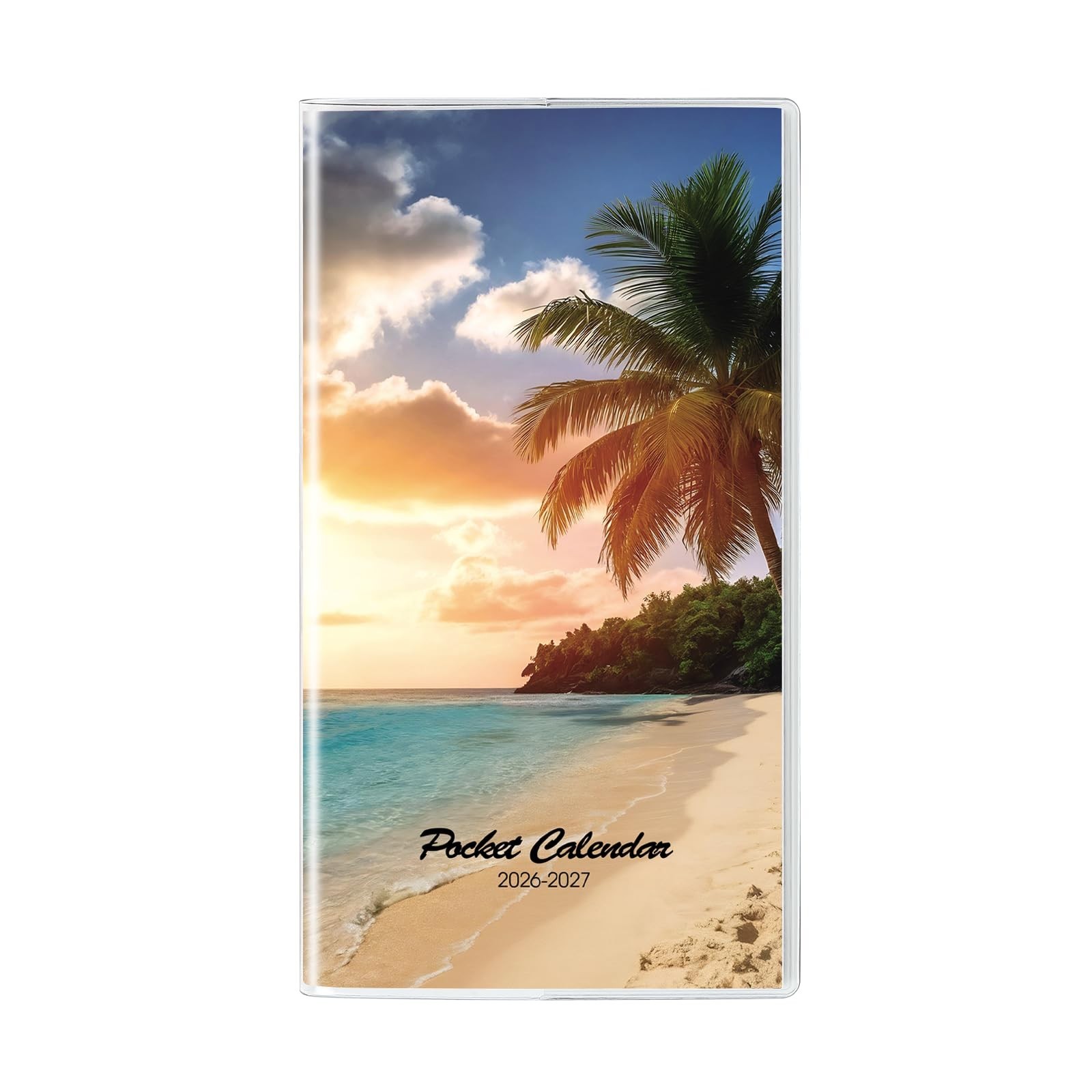 Pocket Calendar 2026-2027, Purse Monthly Planner – 3.7″ x 6.7″ – Runs from Ja…