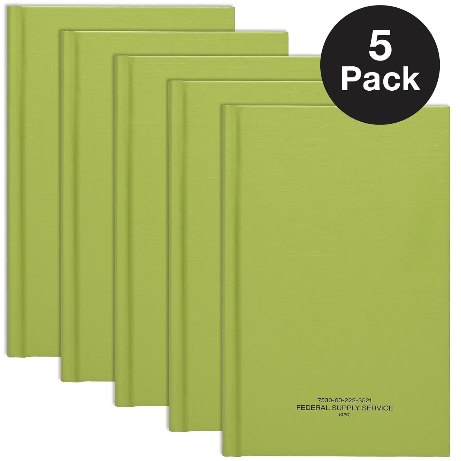 Tactical Military Notebook 5 Pack 5.25″ x 8″