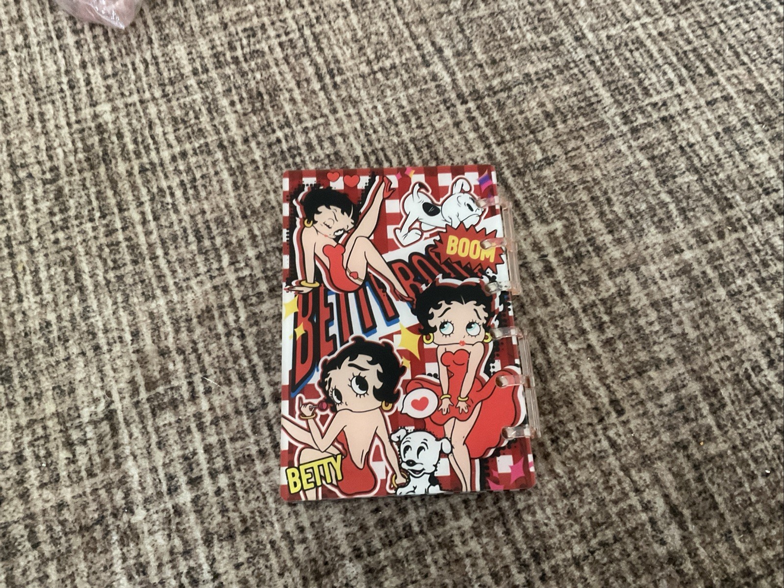 A6 Pocket size Betty Boop Shaker Notebook With Plain Pages